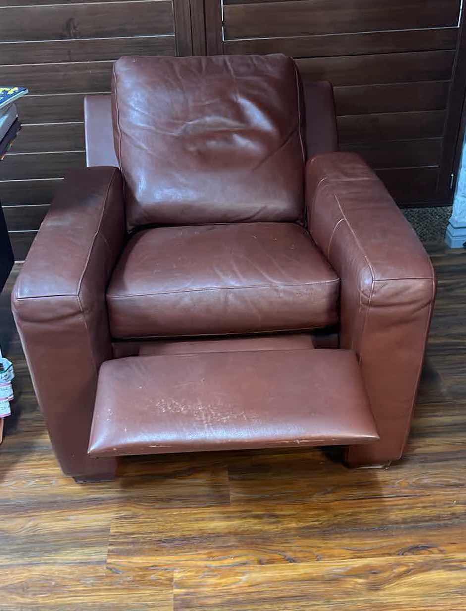 Photo 2 of BROWN CARSON RECLINER BY AMERICAN LEATHER