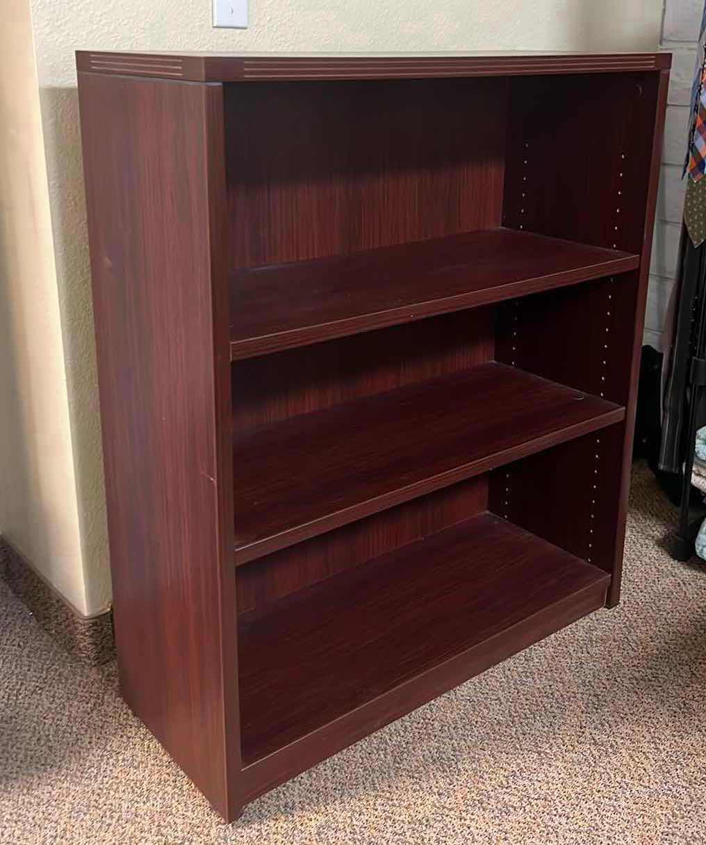 Photo 1 of CHERRY WOOD VENEER  BOOKCASE 34" X 12" H48"