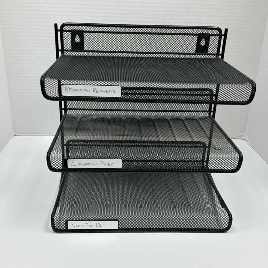 Photo 1 of METAL HANGING FILE ORGANIZER