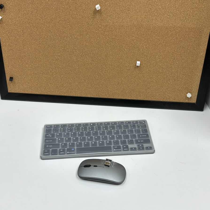 Photo 2 of COMPUTER KEYBOARD  & MOUSE, WALL HANGING ERASER/CORKBOARD