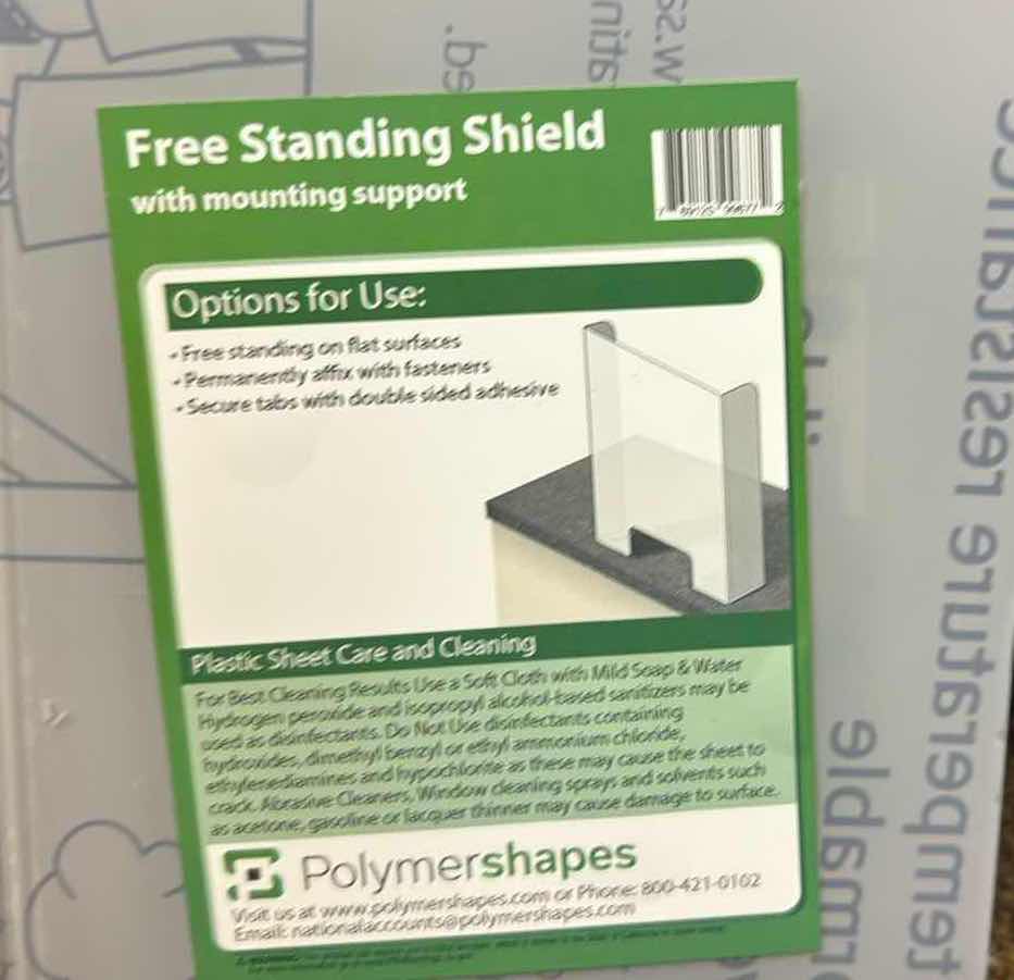 Photo 1 of FREE STANDING SHIELD (SET OF 2)