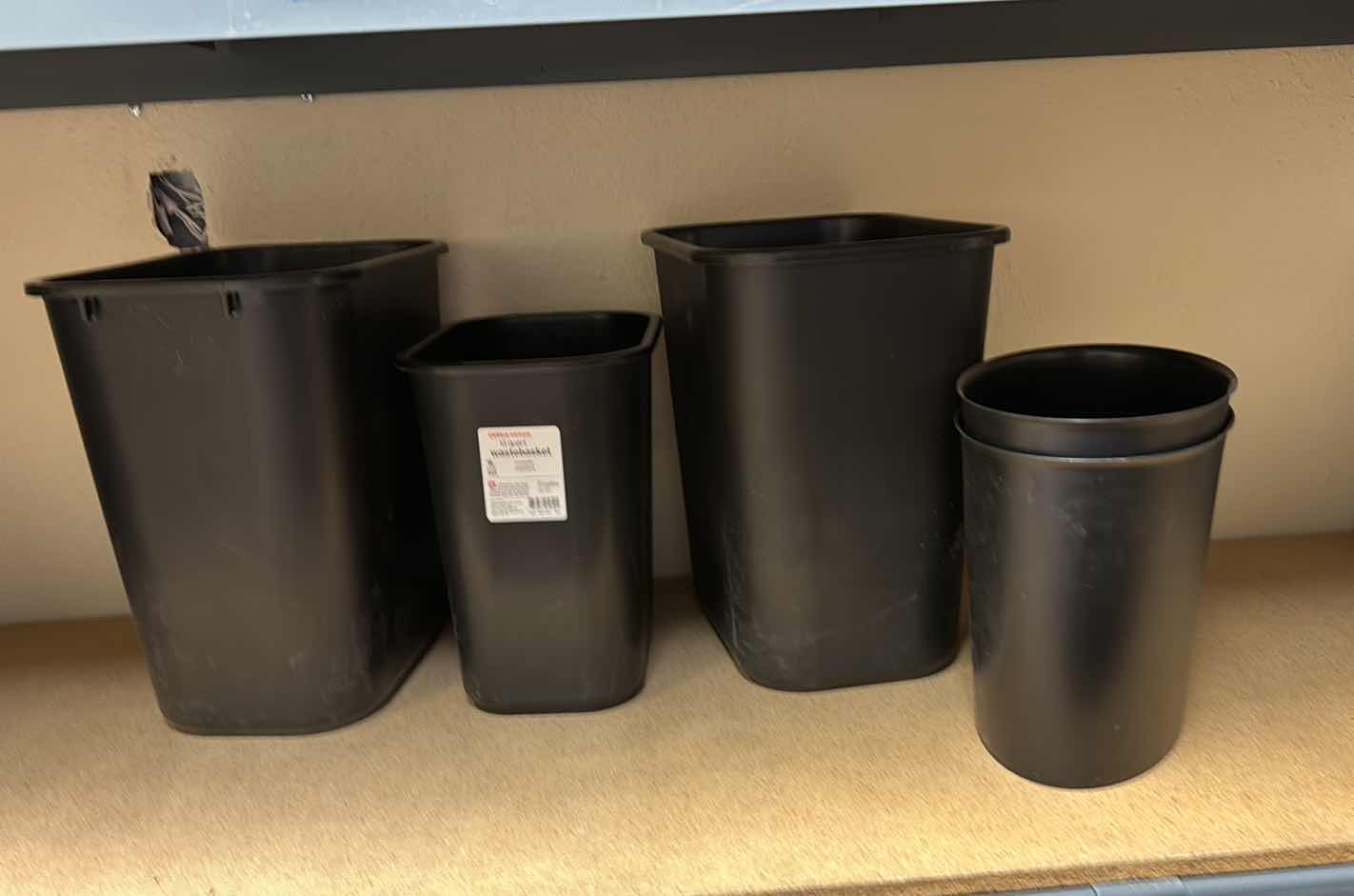 Photo 1 of 5-TRASH BINS (VARIOUS SIZES)