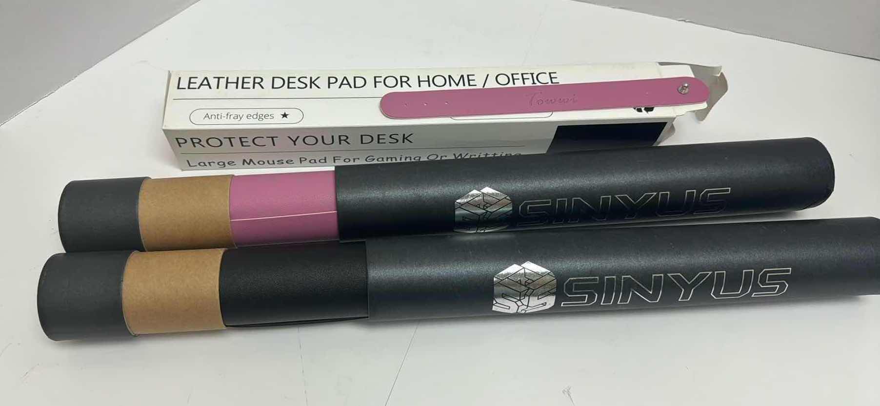 Photo 2 of OFFICE DESK MATS IN BLACK AND PINK