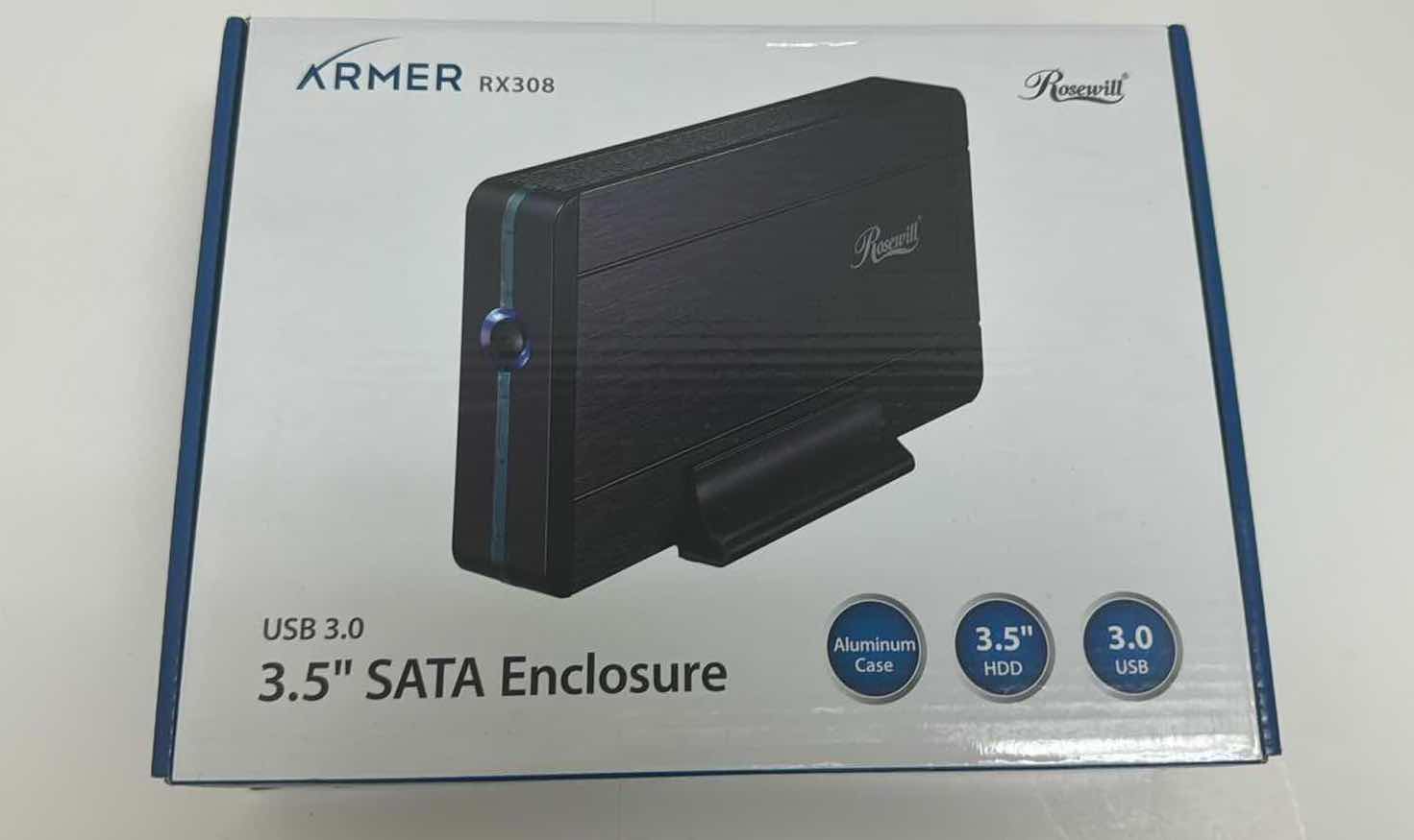 Photo 1 of NIB USB 3.0 ARMER RX308 3.5” SATA ENCLOSURE