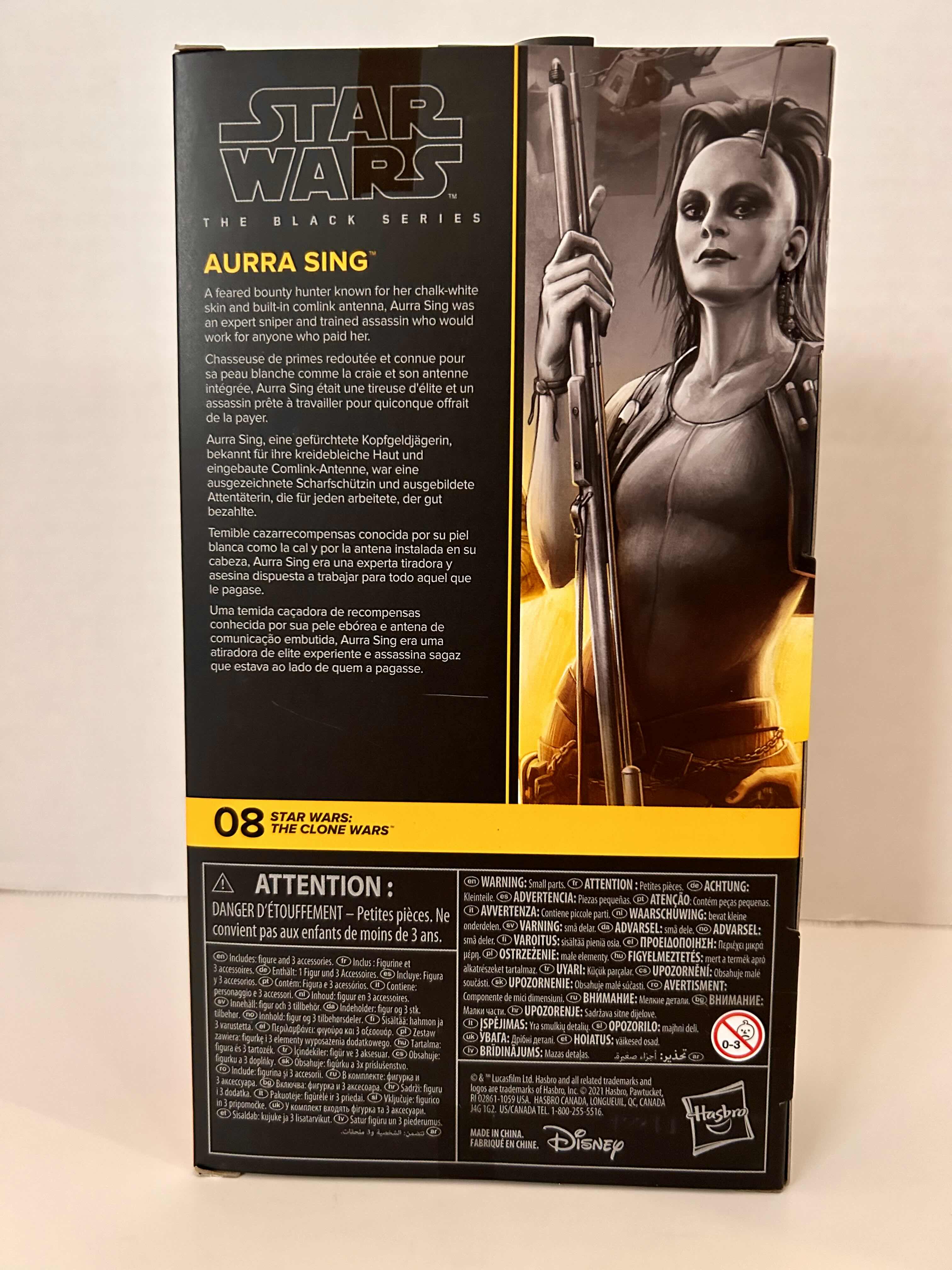 Photo 2 of HASBRO: STAR WARS: THE BLACK SERIES: THE CLONE WARS: AURRA SING