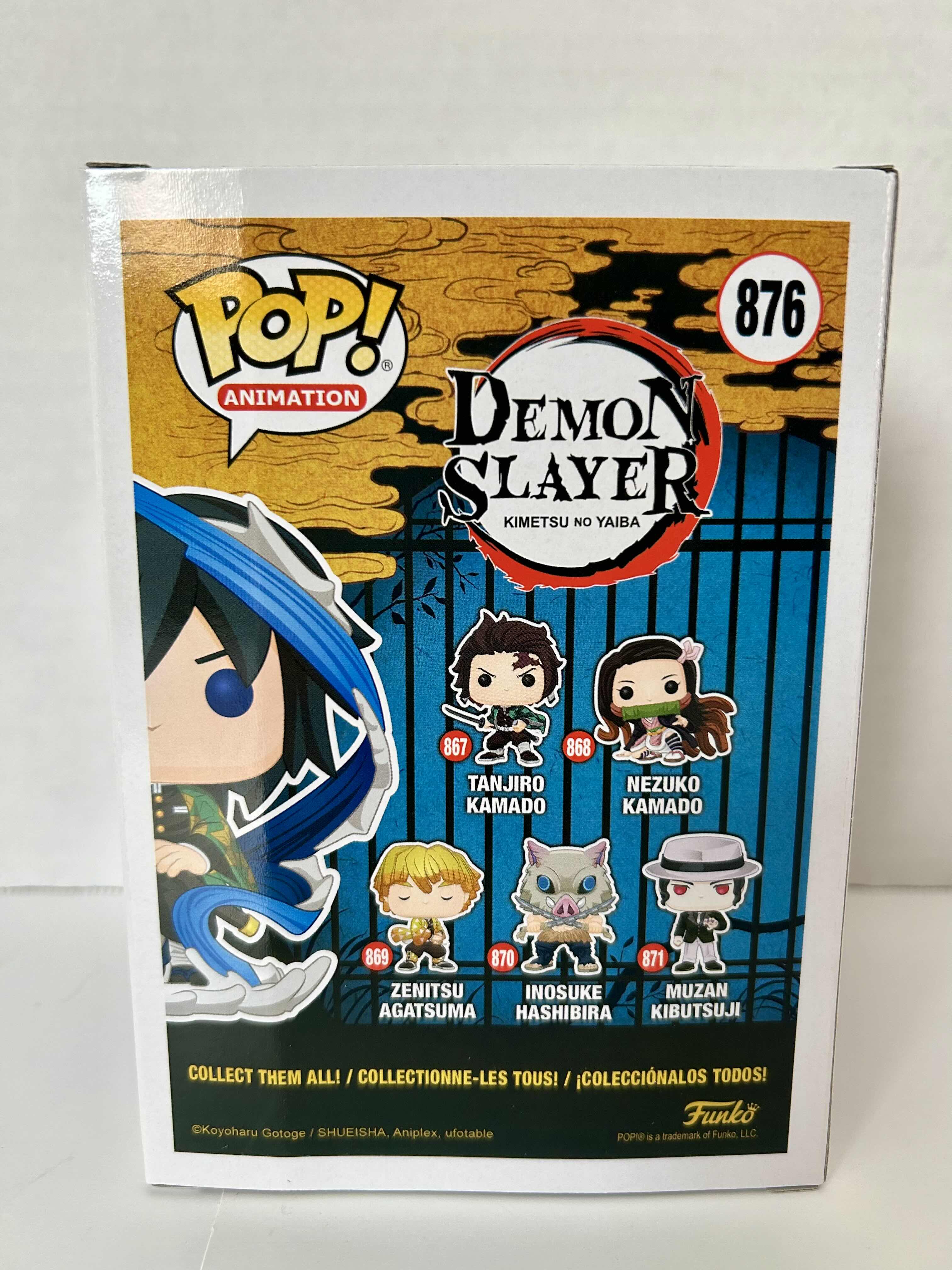 Photo 2 of FUNKO POP! AAA ANIME EXCLUSIVE: DEMON SLAYER: GIYU TOMIOKA #876
6 PER CASE