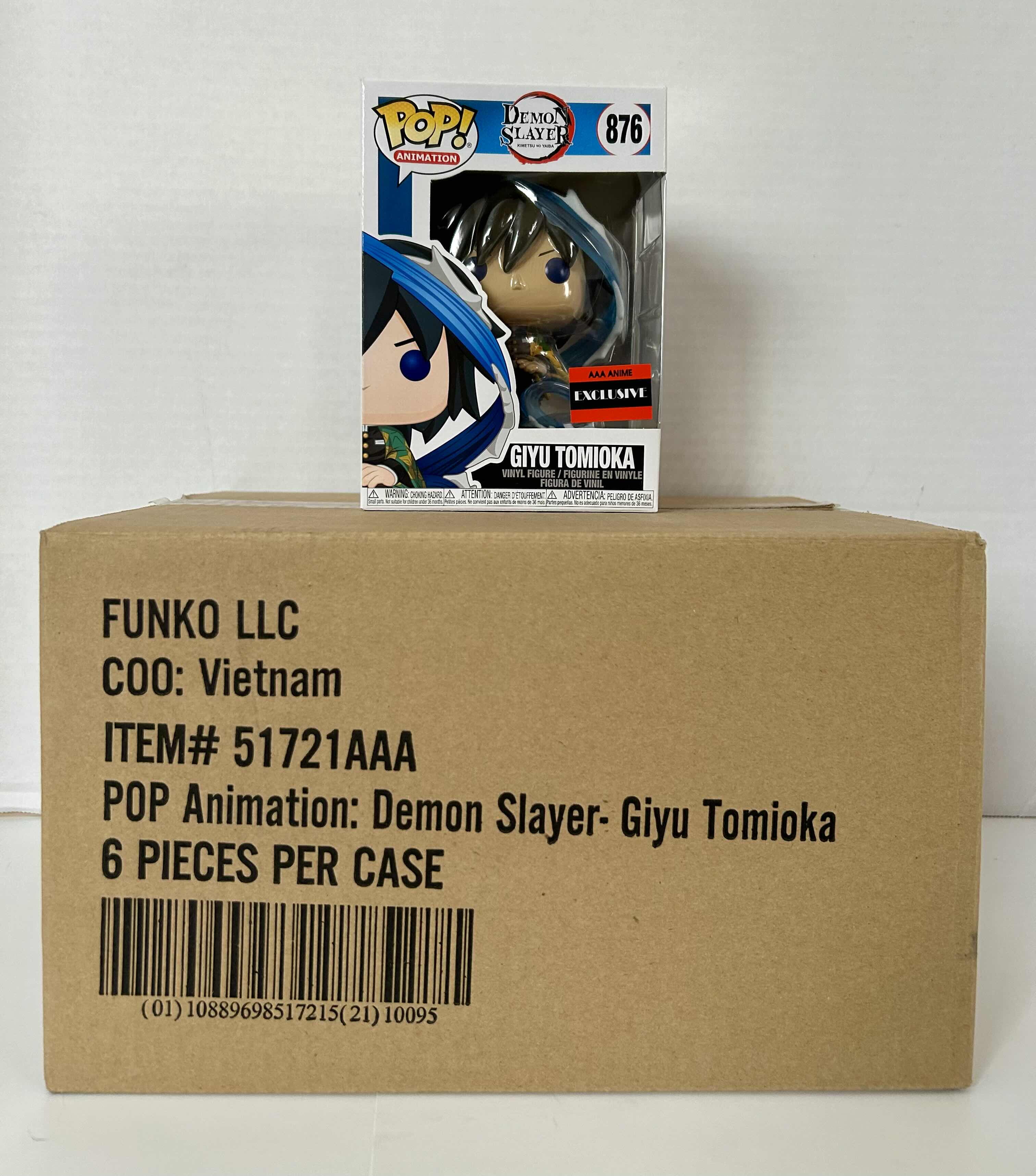 Photo 4 of FUNKO POP! AAA ANIME EXCLUSIVE: DEMON SLAYER: GIYU TOMIOKA #876
6 PER CASE