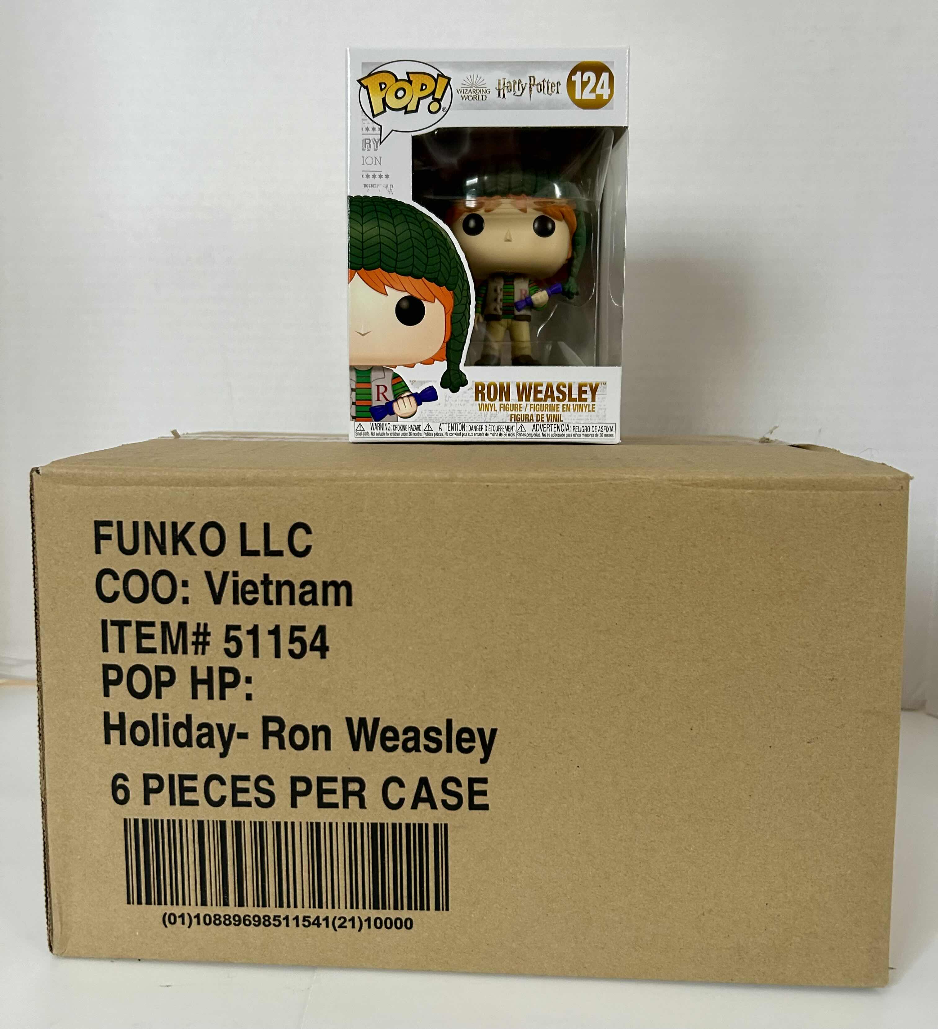 Photo 3 of FUNKO POP! HARRY POTTER: RON WEASLEY #124
6 PER CASE