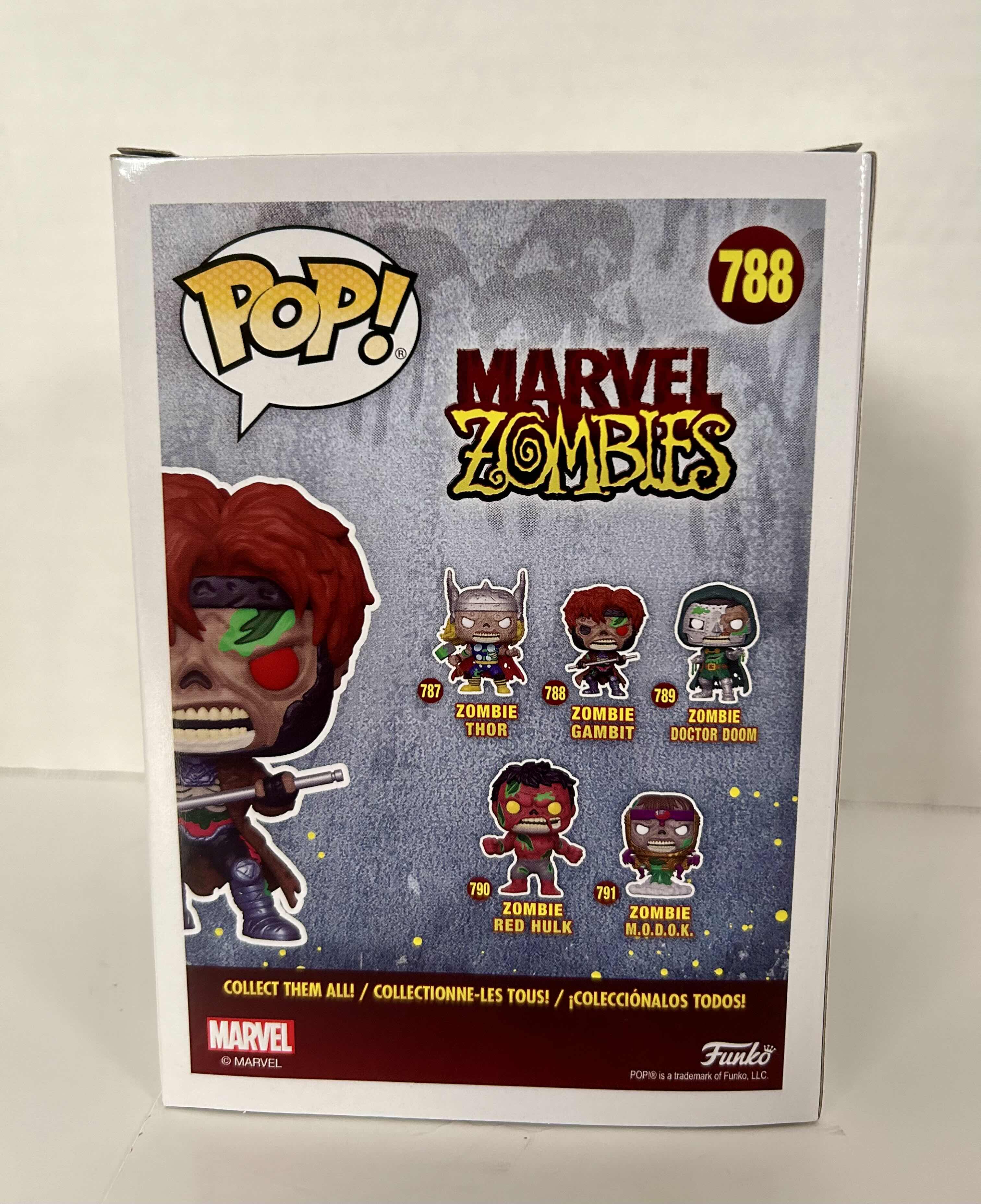 Photo 2 of FUNKO POP! MARVEL ZOMBIES: ZOMBIE GAMBIT #788
6 PER CASE