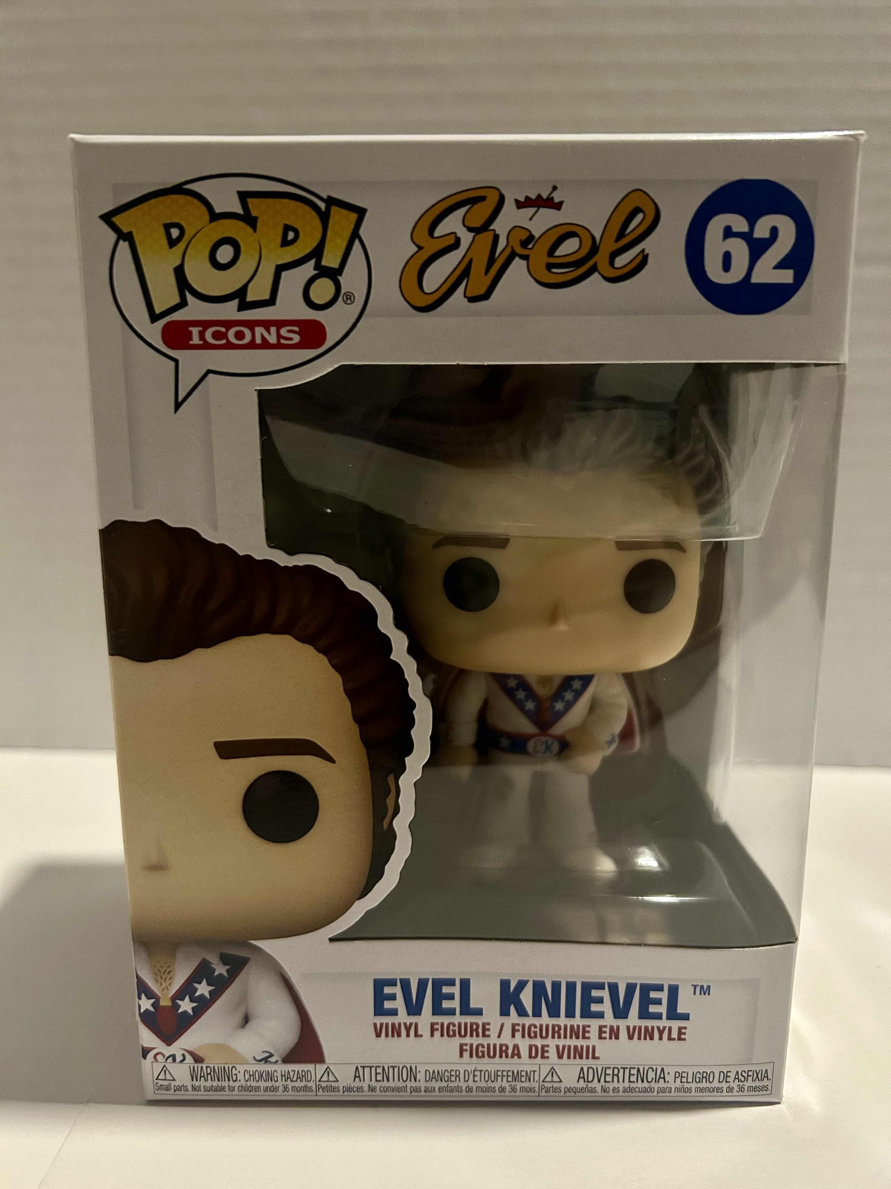 Photo 1 of FUNKO POP! EVEL KNIEVEL #62
6 PER CASE