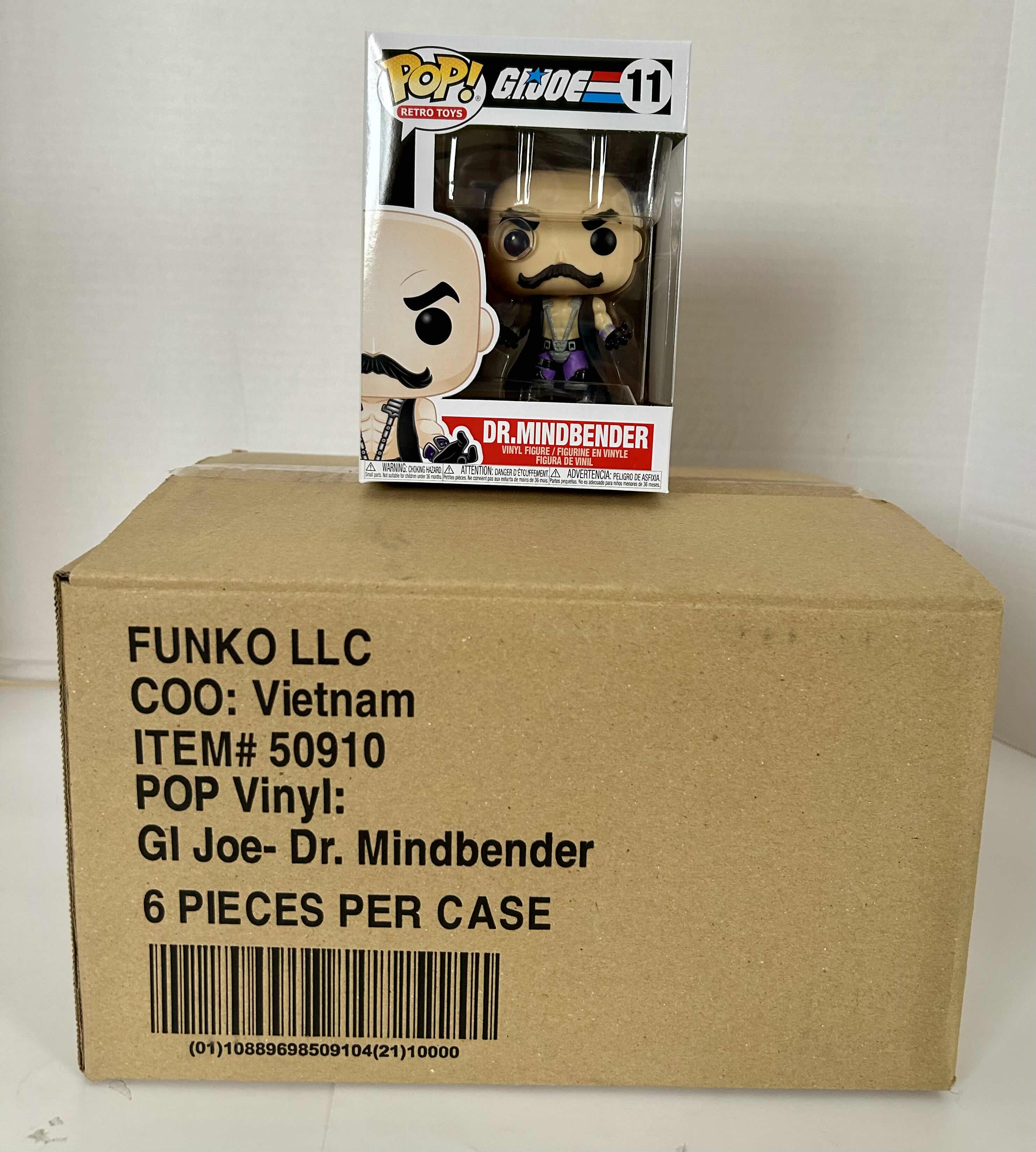 Photo 3 of FUNKO POP! GI JOE: DR MINDBENDER #11
6 PER CASE