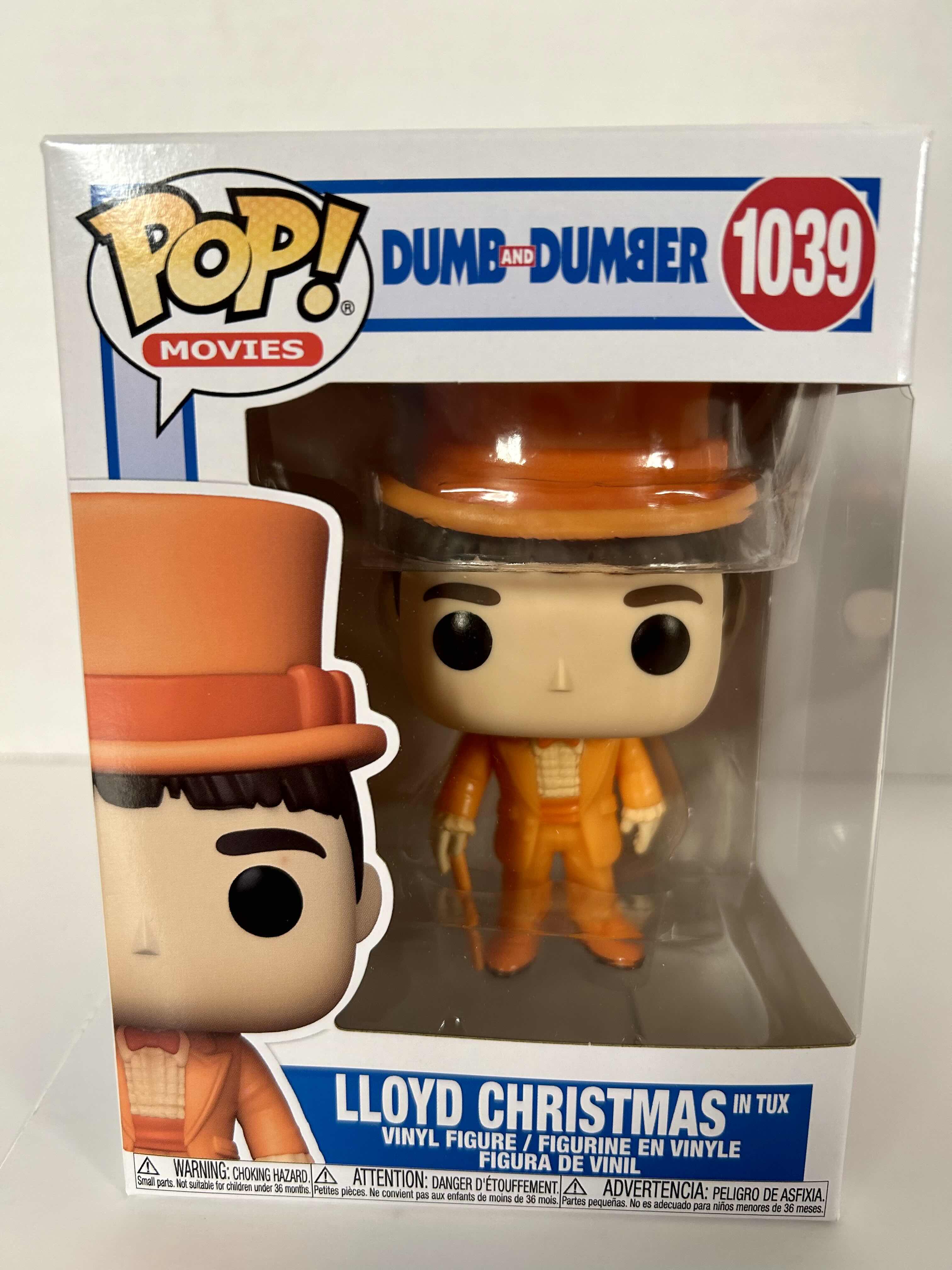 Photo 1 of FUNKO POP! DUMB & DUMBER: LLOYD CHRISTMAS IN TUX #1039
5 PER CASE