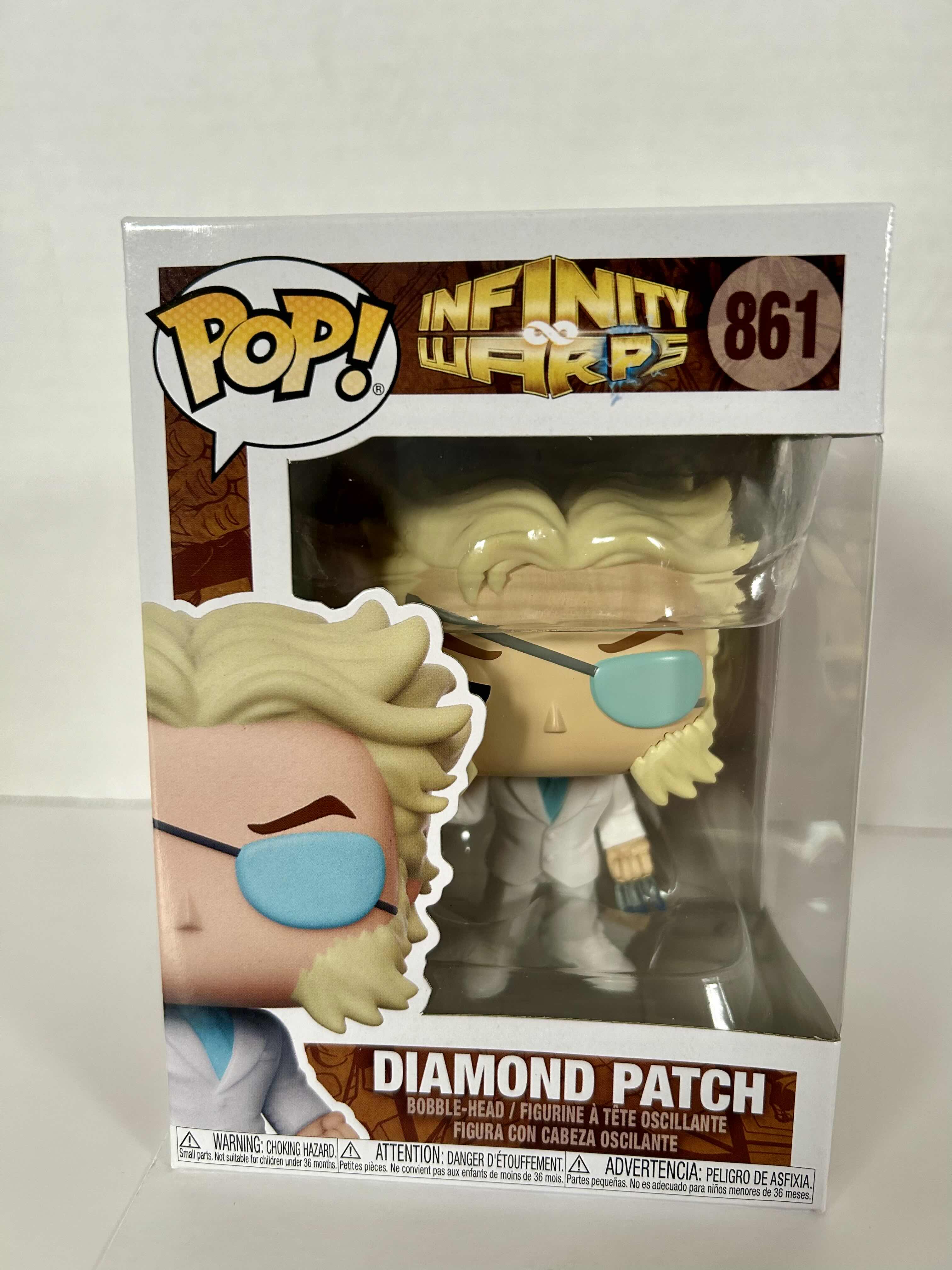 Photo 1 of FUNKO POP! INFINITY WARPS: DIAMOND PATCH #861
6 PER CASE