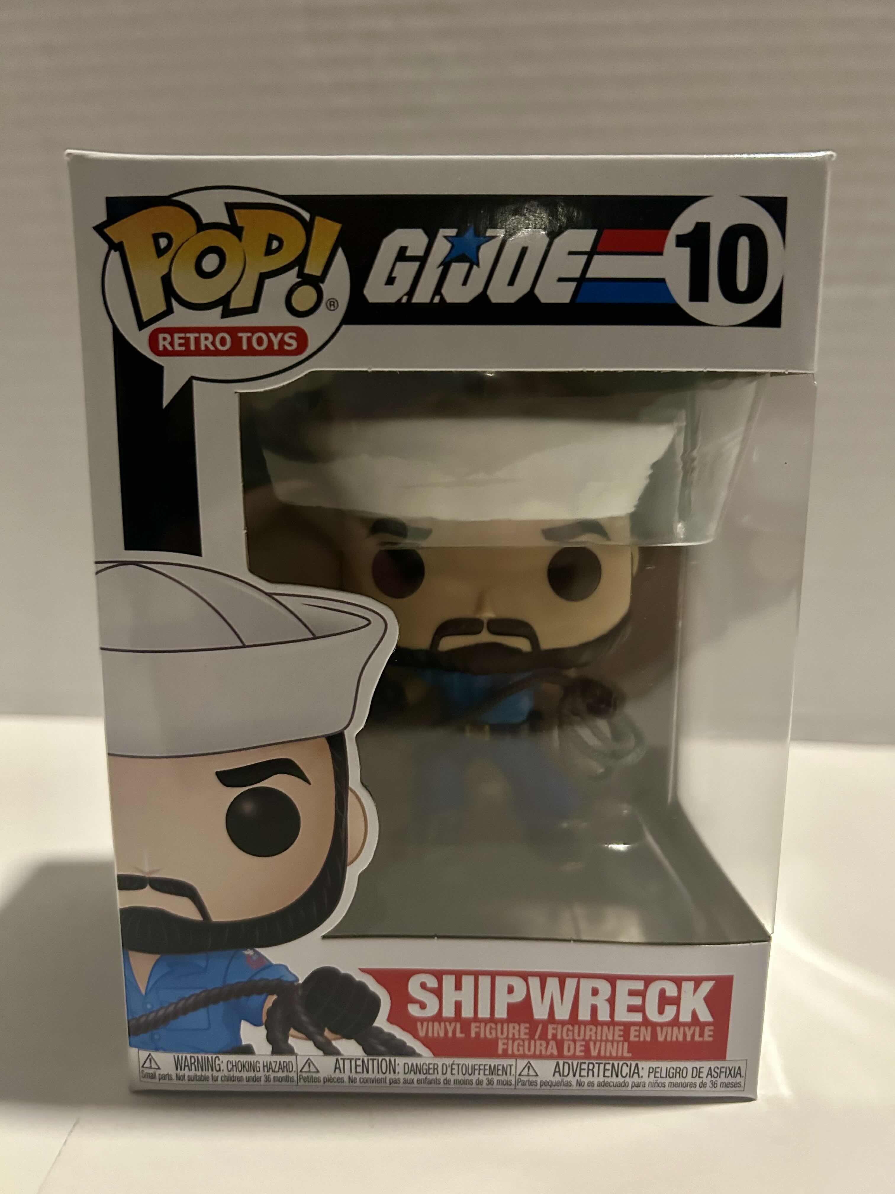 Photo 1 of FUNKO POP! GI JOE: SHIPWRECK #10
6 PER CASE