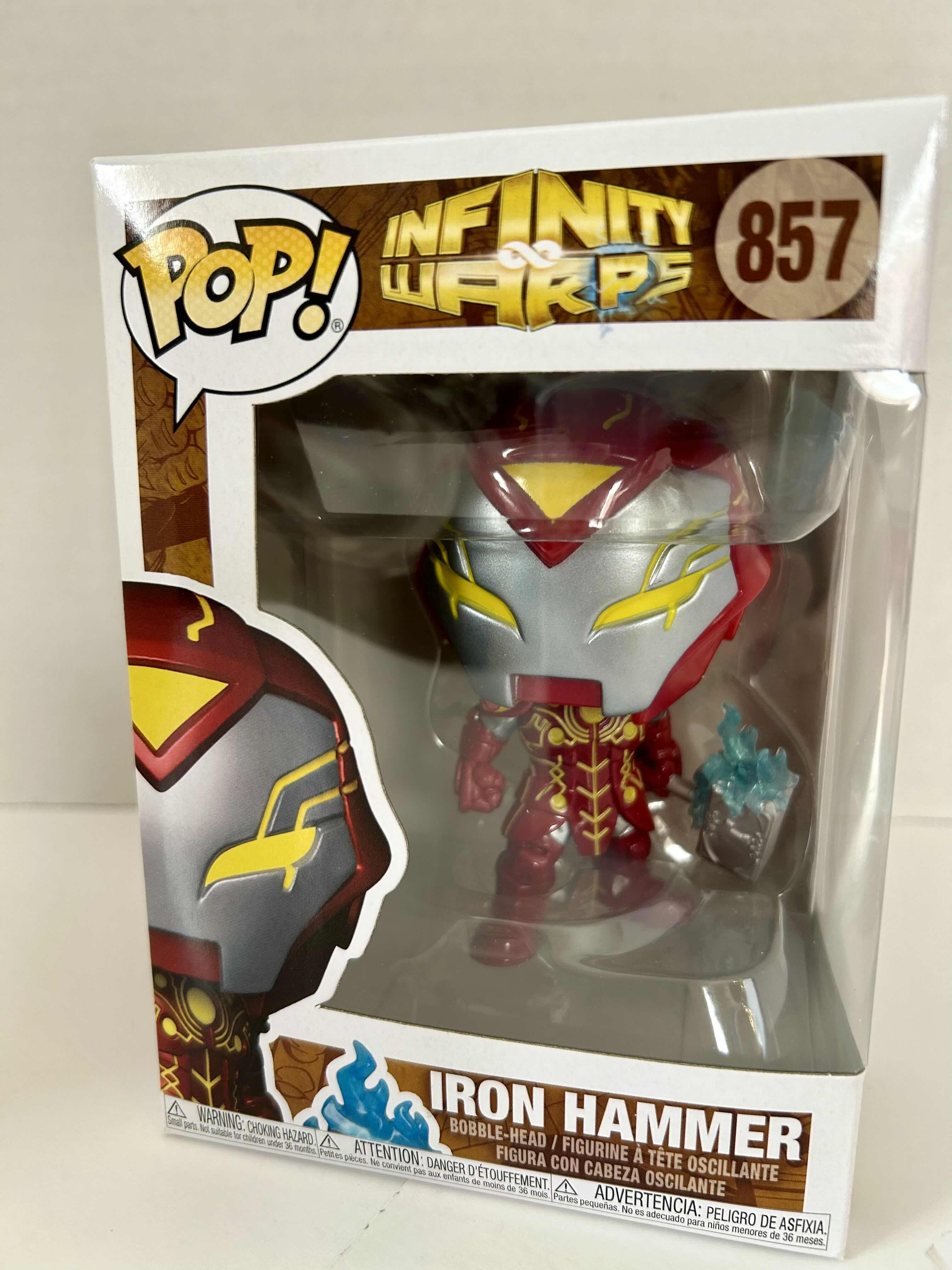 Photo 1 of FUNKO POP! INFINITY WARPS: IRON HAMMER #857
5 PER CASE