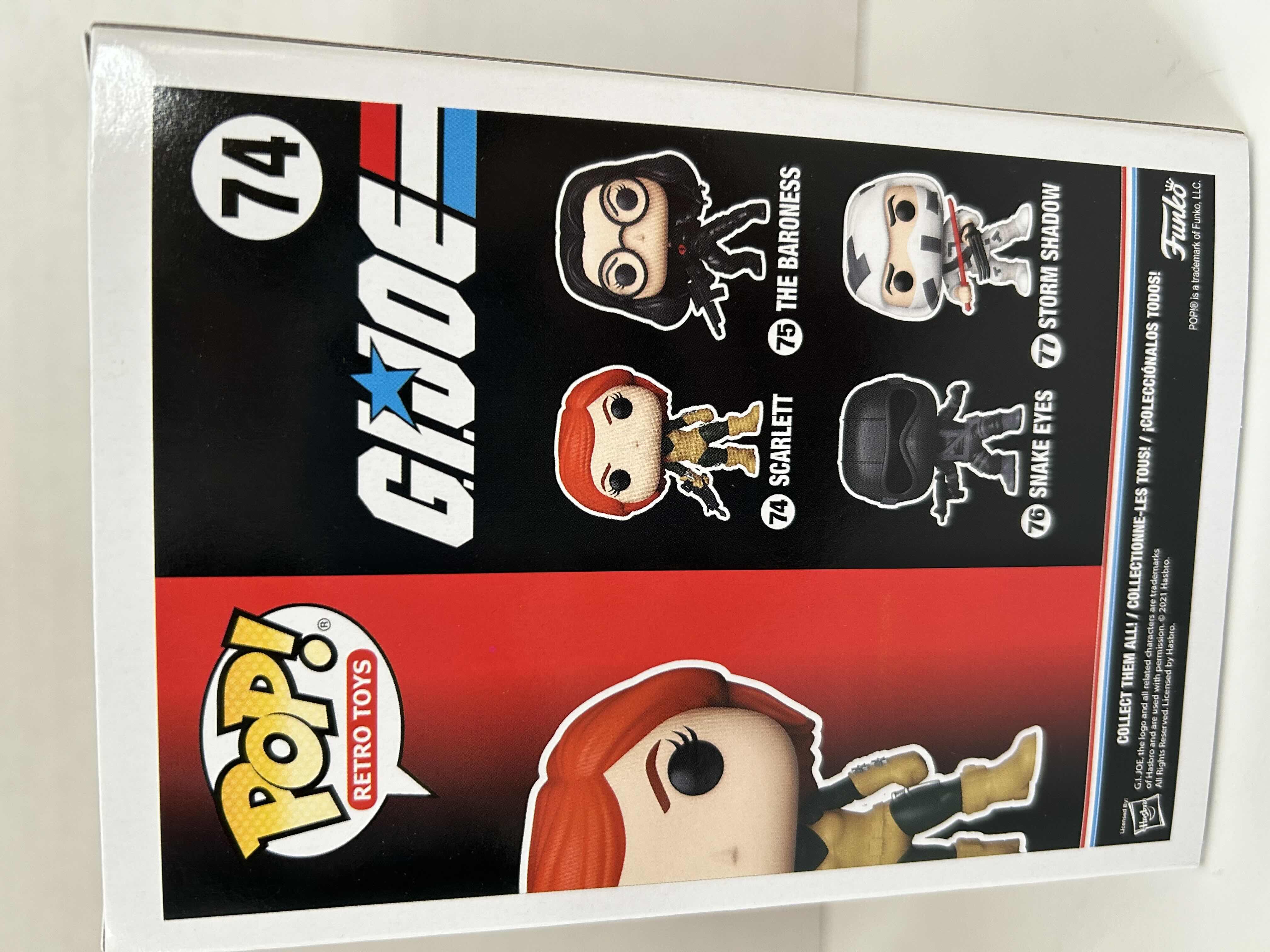 Photo 2 of FUNKO POP! GI JOE: SCARLETT #74
6 PER CASE