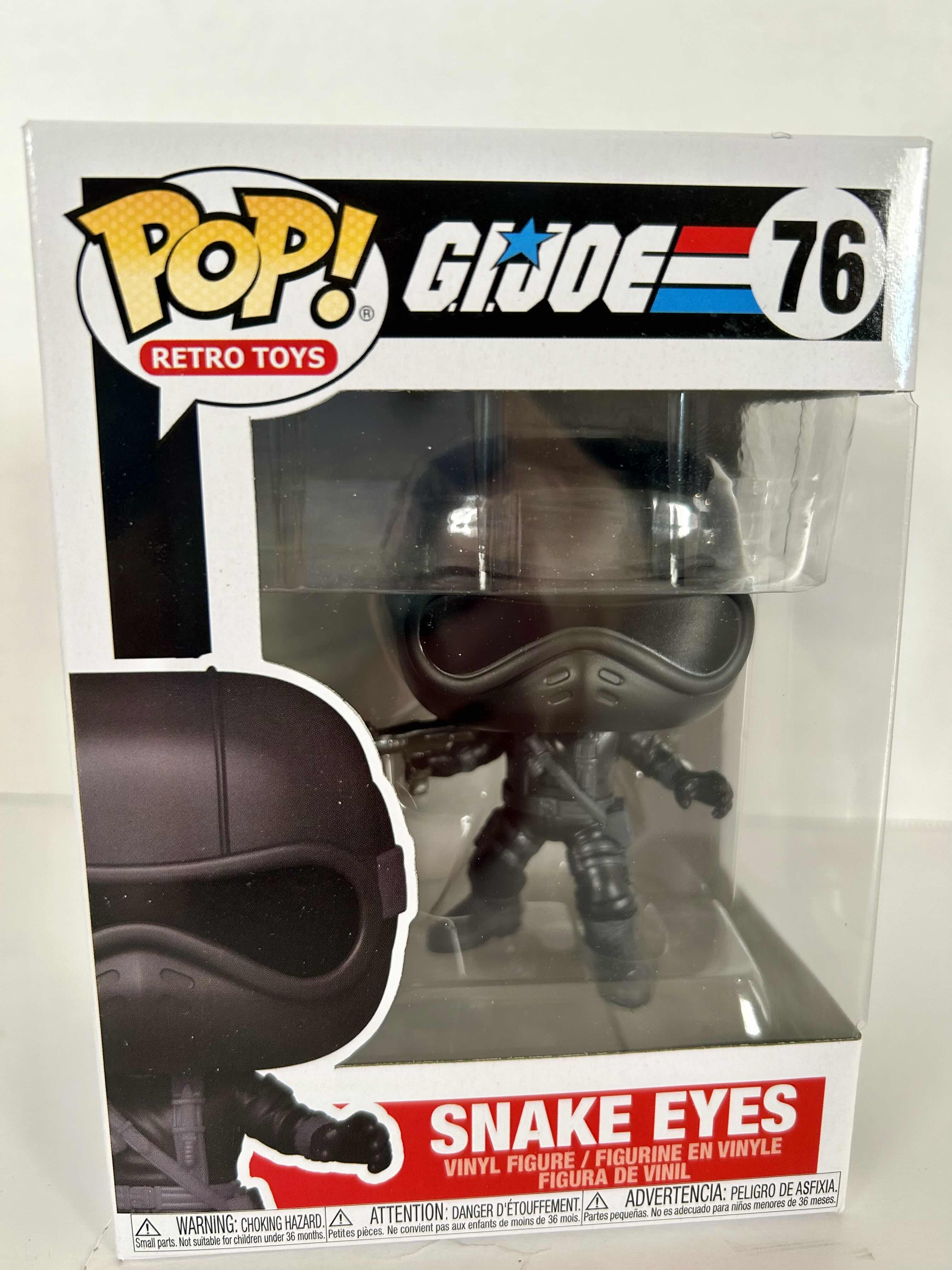 Photo 1 of FUNKO POP! GI JOE: SNAKE EYES #76
6 PER CASE