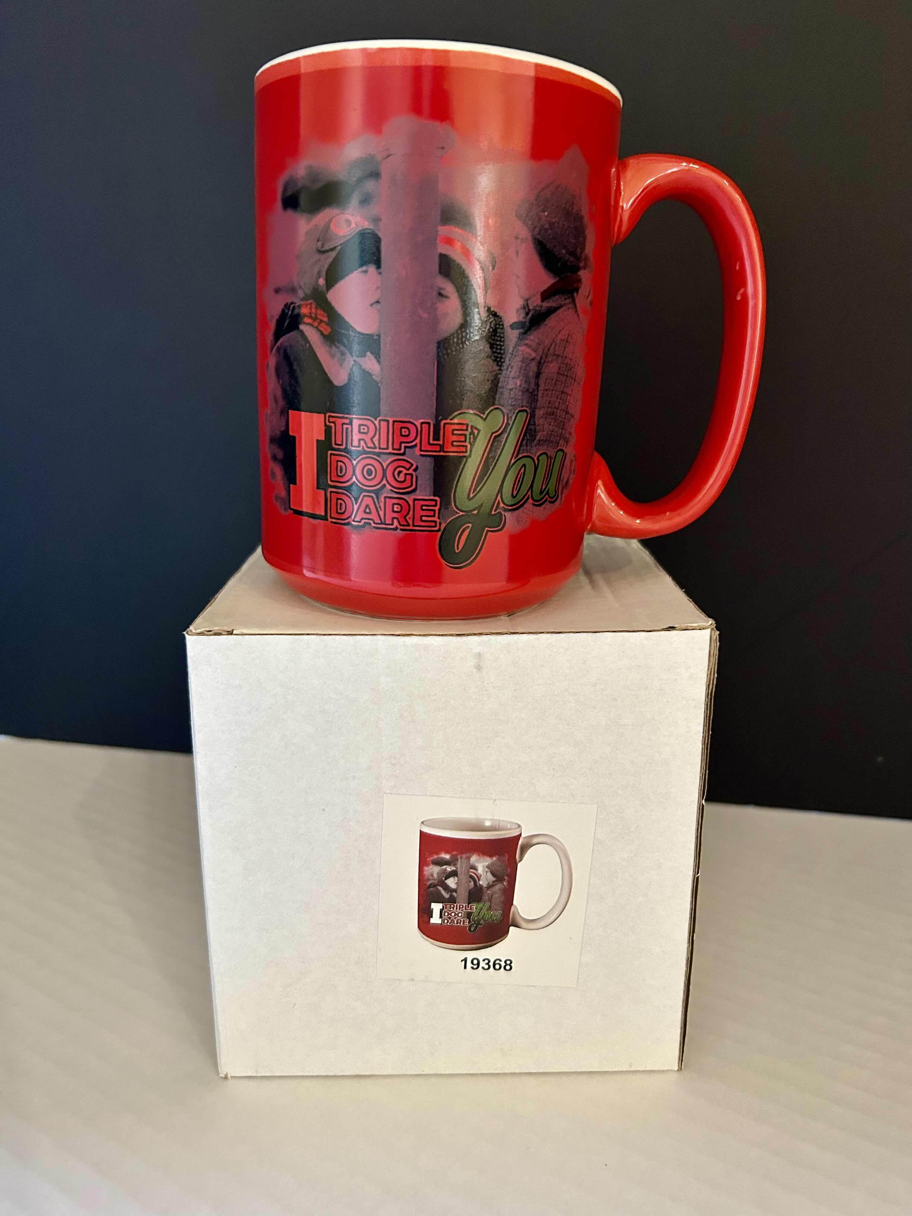 Photo 1 of SPOONTIQUES A CHRISTMAS STORY TRIPLE DOG DARE 12 OZ. COFFEE MUG