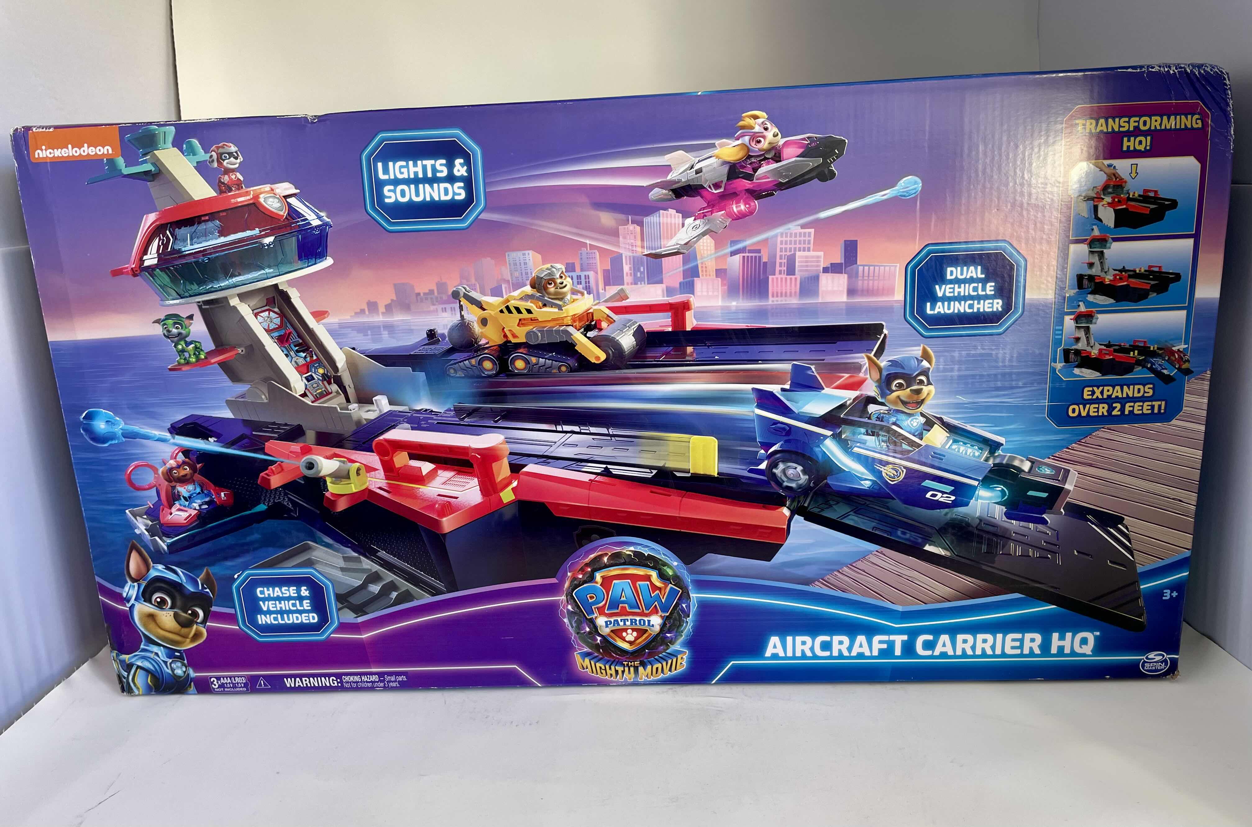 Photo 1 of BRAND NEW PAW PATROL: THE MIGHTY MOVIE, AIRCRAFT CARRIER HQ CHILDREN'S PLAYSET