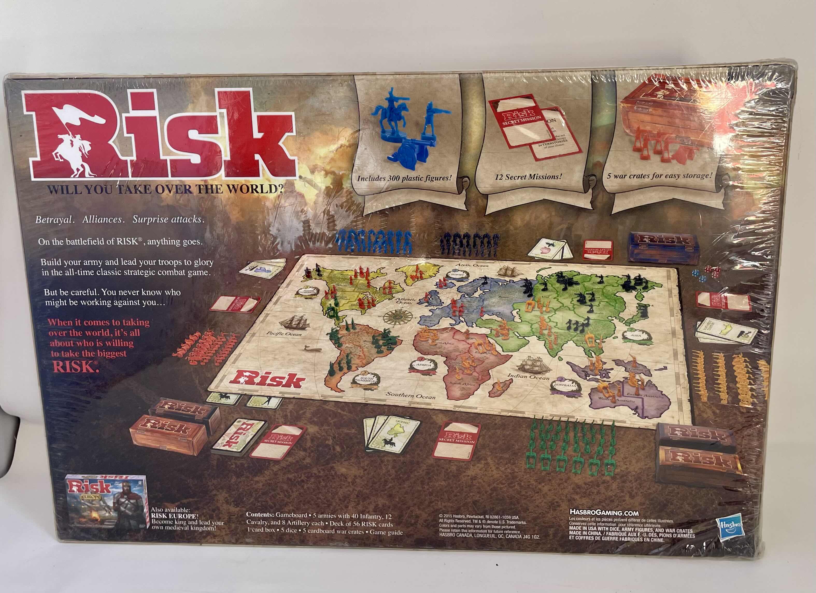 Photo 2 of BRAND NEW HASBRO RISK THE GAME OF STRATEGIC CONQUEST BOARD GAME