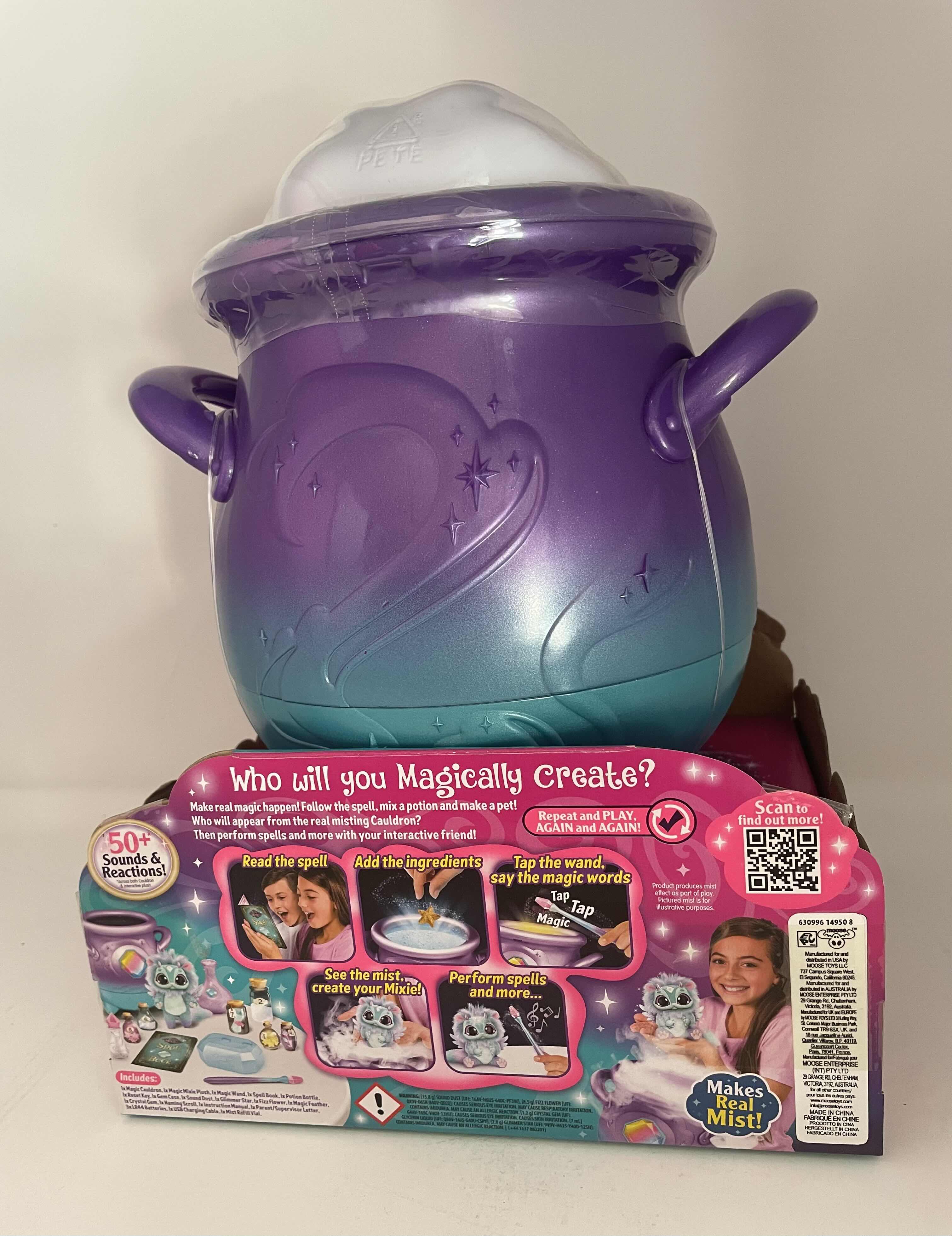 Photo 2 of BRAND NEW MAGIC MIXIES MAGICAL MISTING CAULDRON WITH INTERACTIVE 8-INCH PLUSH TOY AND 50+ SOUNDS AND REACTIONS, MULTICOLOR