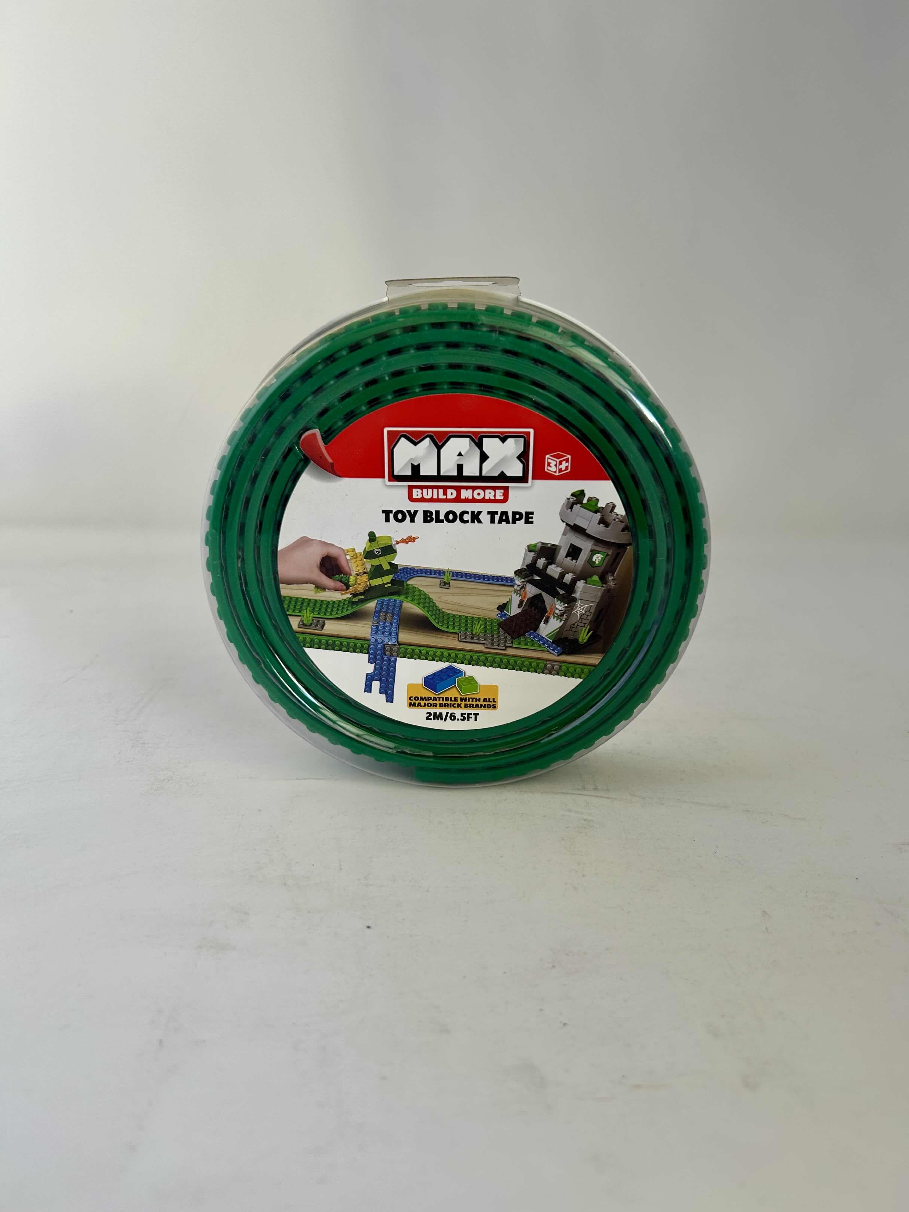 Photo 2 of BRAND NEW 2 - MAX BUILD MORE TOY BLOCK TAPE 6.5’ GREEN