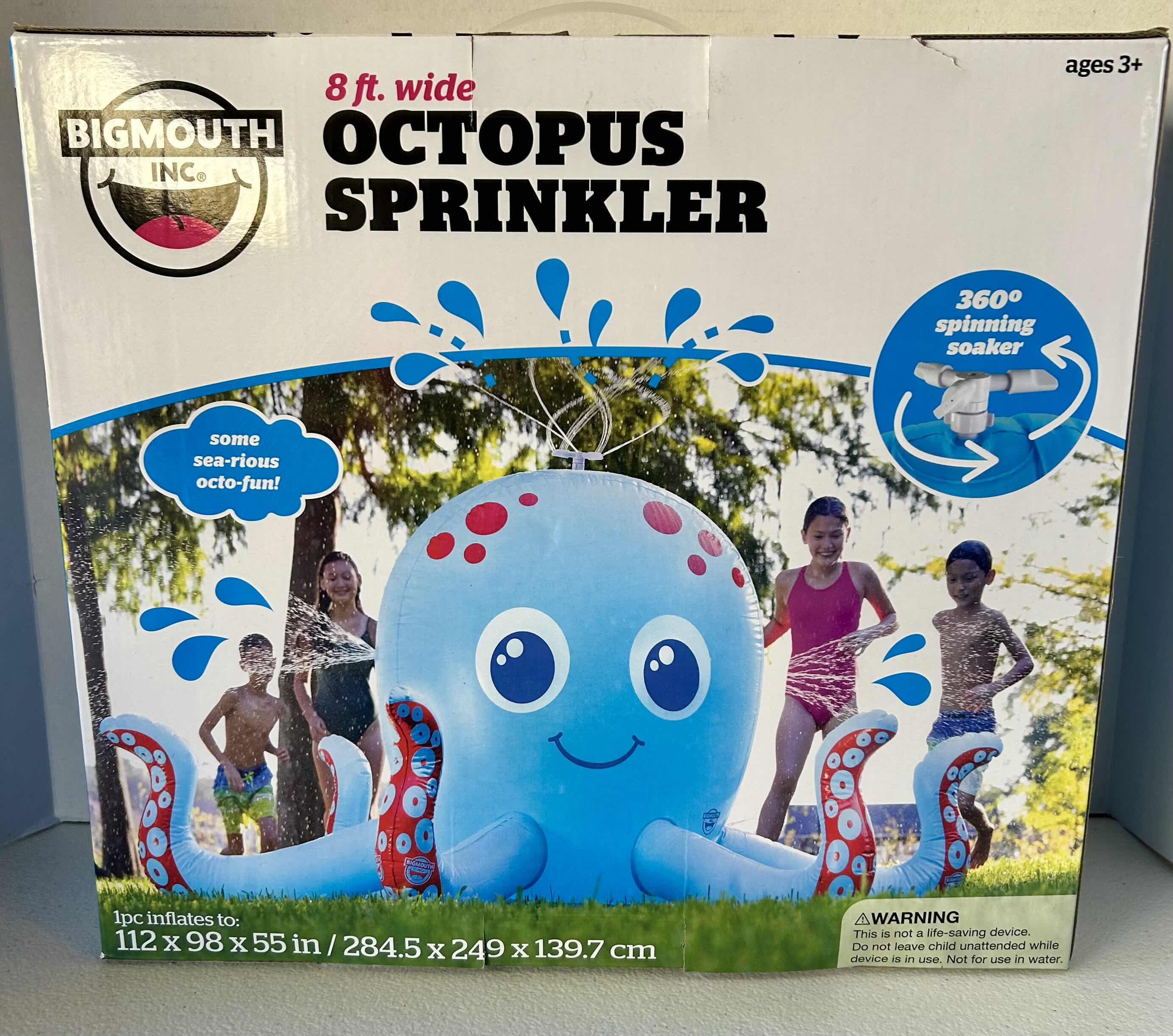 Photo 2 of BIGMOUTH INC. 8' WIDE OCTOPUS SPRINKLER