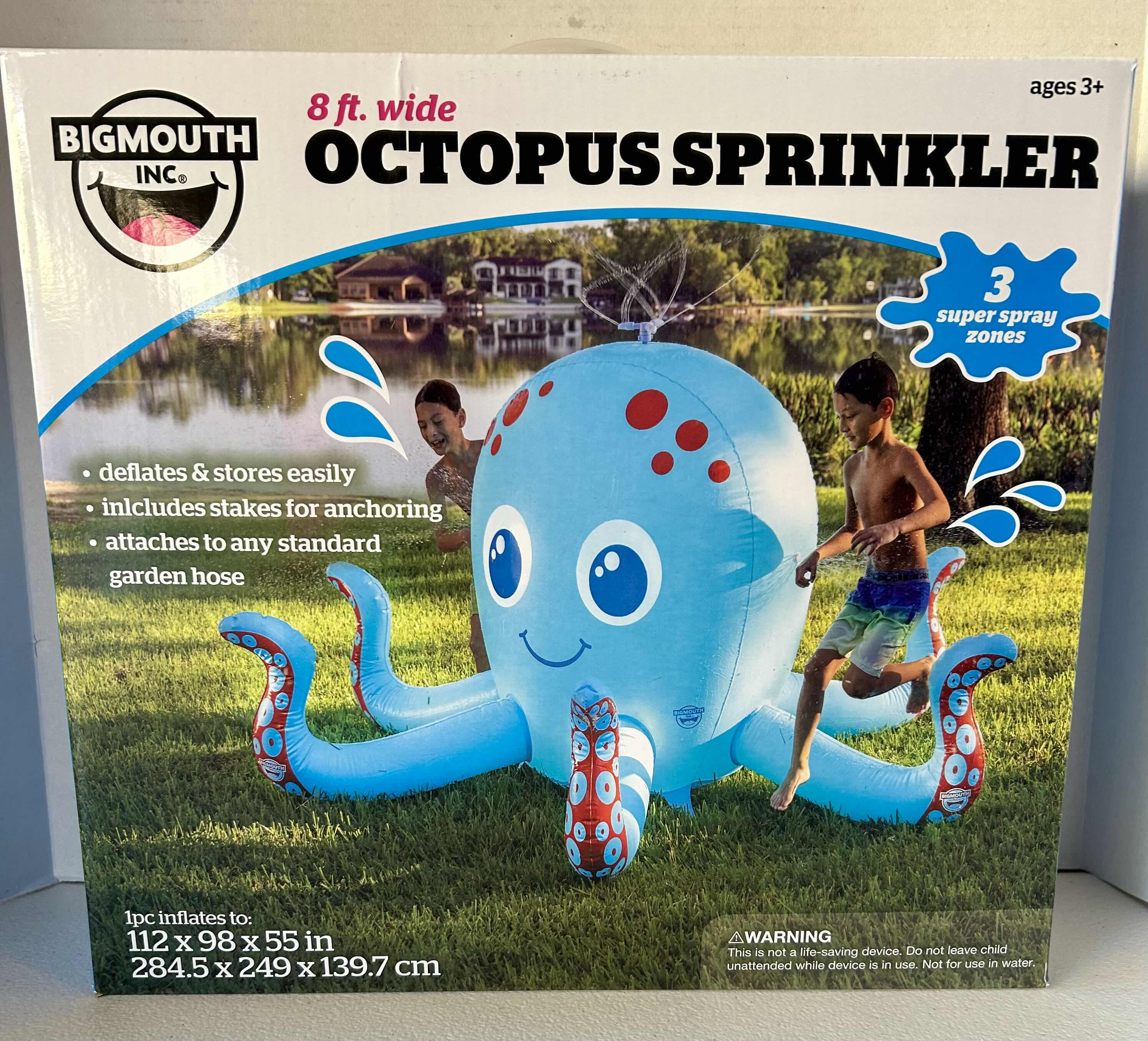 Photo 1 of BIGMOUTH INC. 8' WIDE OCTOPUS SPRINKLER