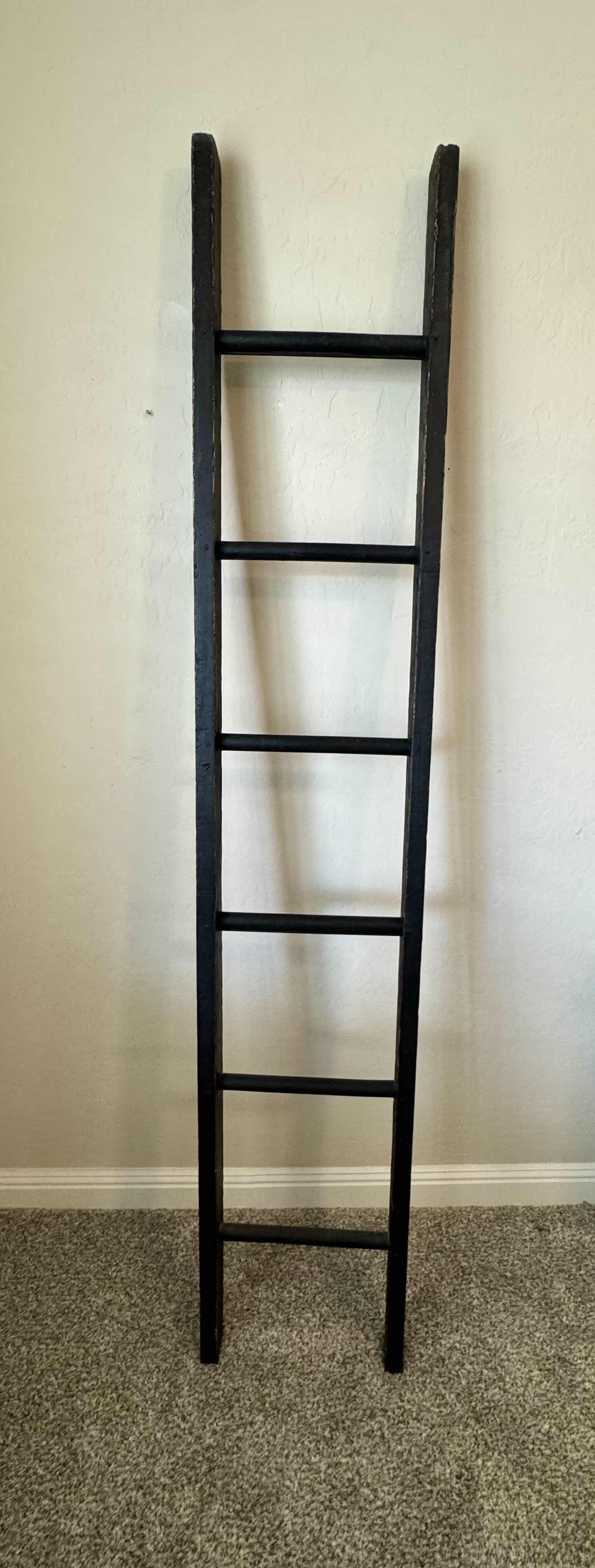 Photo 1 of RUSTIC WOOD BLANKET LADDER 15” X 80”