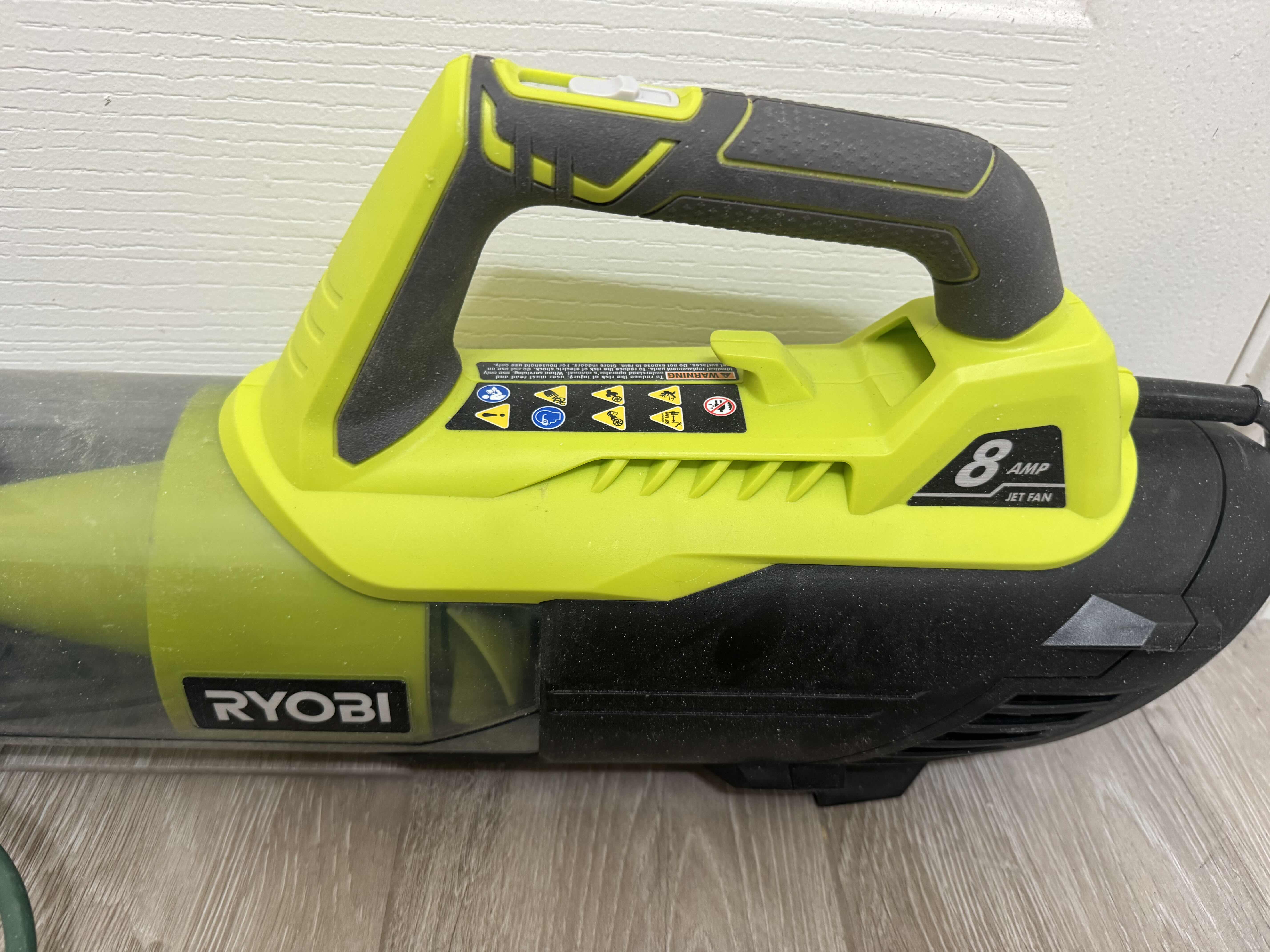 Photo 2 of RYOBI LEAF BLOWER, 120V 2 SPEEDS.