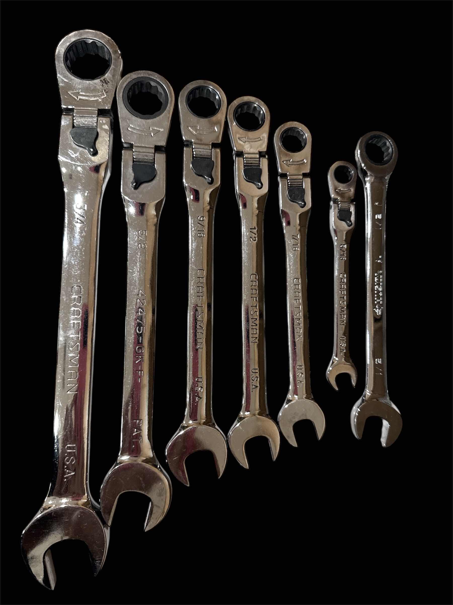 Photo 1 of 7 - CRAFTSMAN WRENCHES