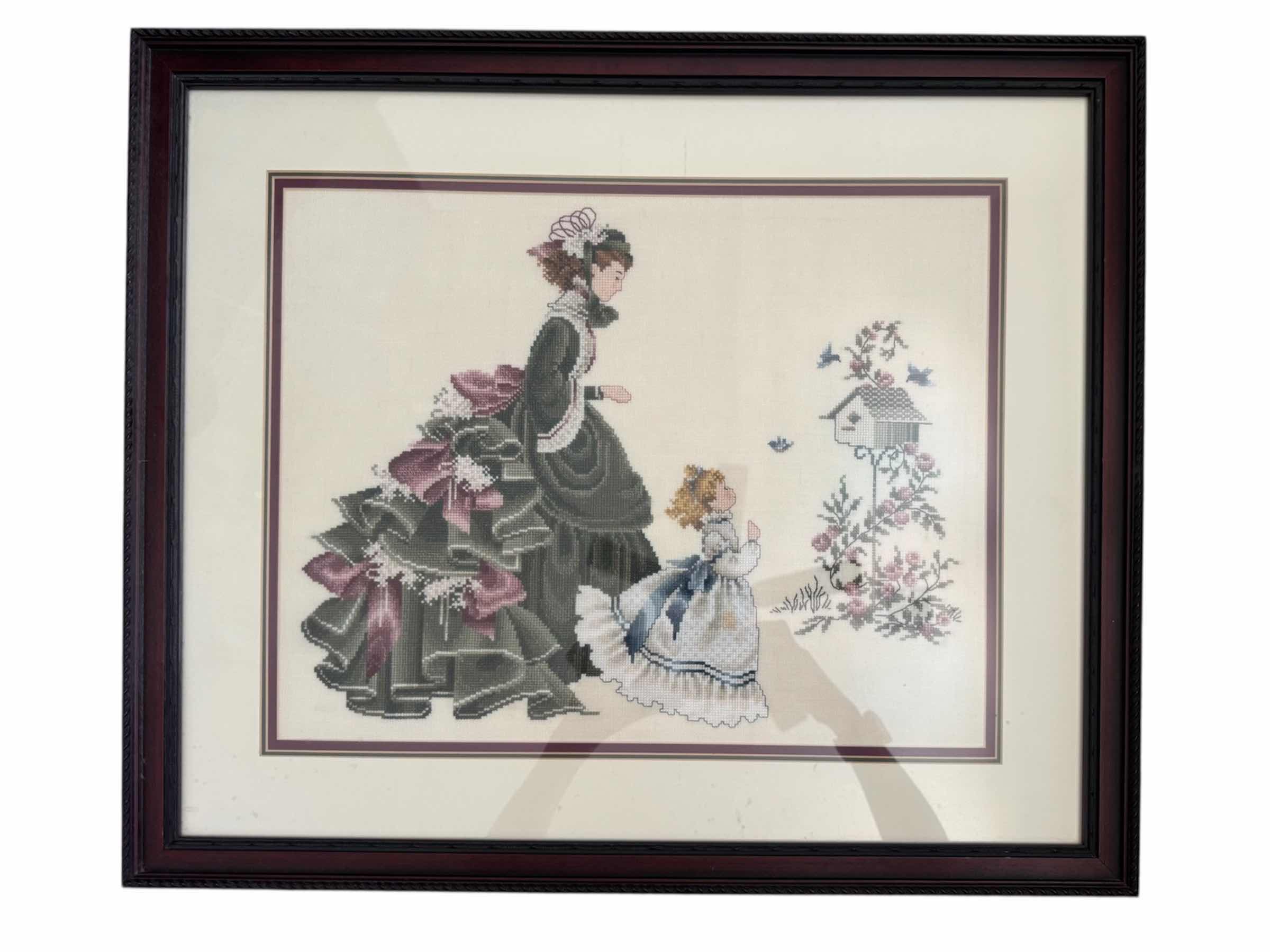 Photo 1 of 150
4- VINTAGE CROSSED STITCH ART, LITTLE WINGS BY LAVENDER AND LACE. ARTWORK, HOME DECOR
24” X 1” X H20”