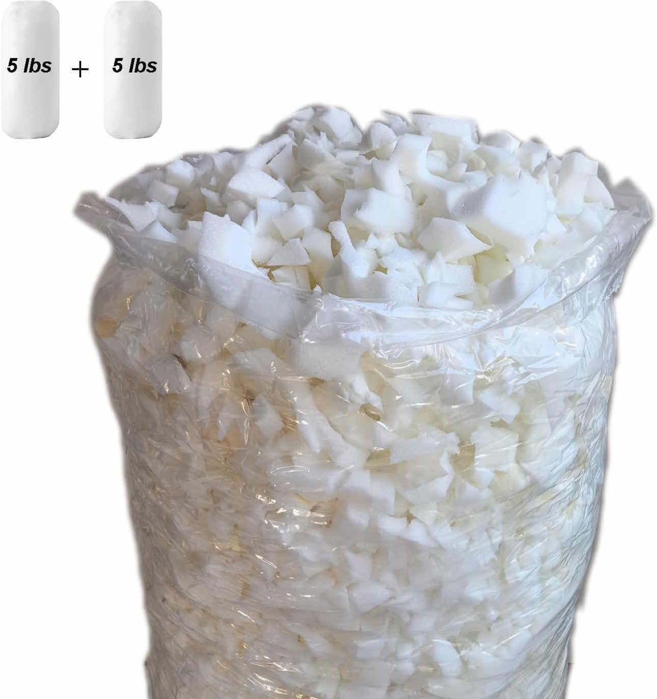 Photo 1 of BRAND NEW CASE OF 3 10lbs SHREDDED MEMORY FOAM FILLER OR BEAN BAG FILLING