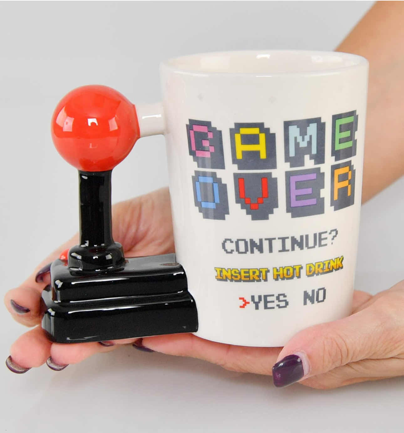 Photo 1 of BRAND NEW CASE OF HOME-X NOVELTY COFFEE MUG WITH JOYSTICK HANDLE FOR OFFICE OR HOME KITCHEN