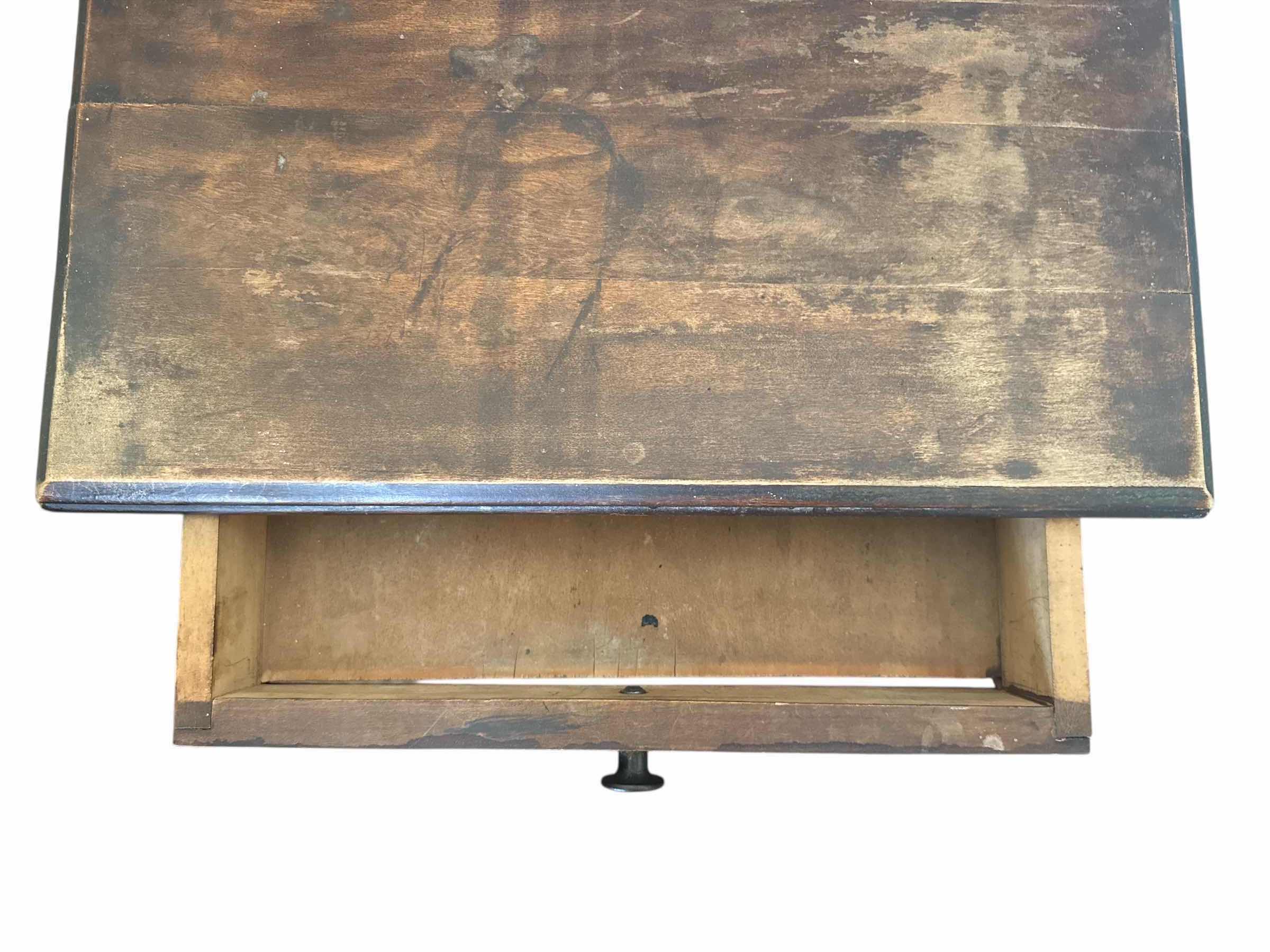 Photo 1 of ANTIQUE NIGHT STAND 8” x 12” H 28“