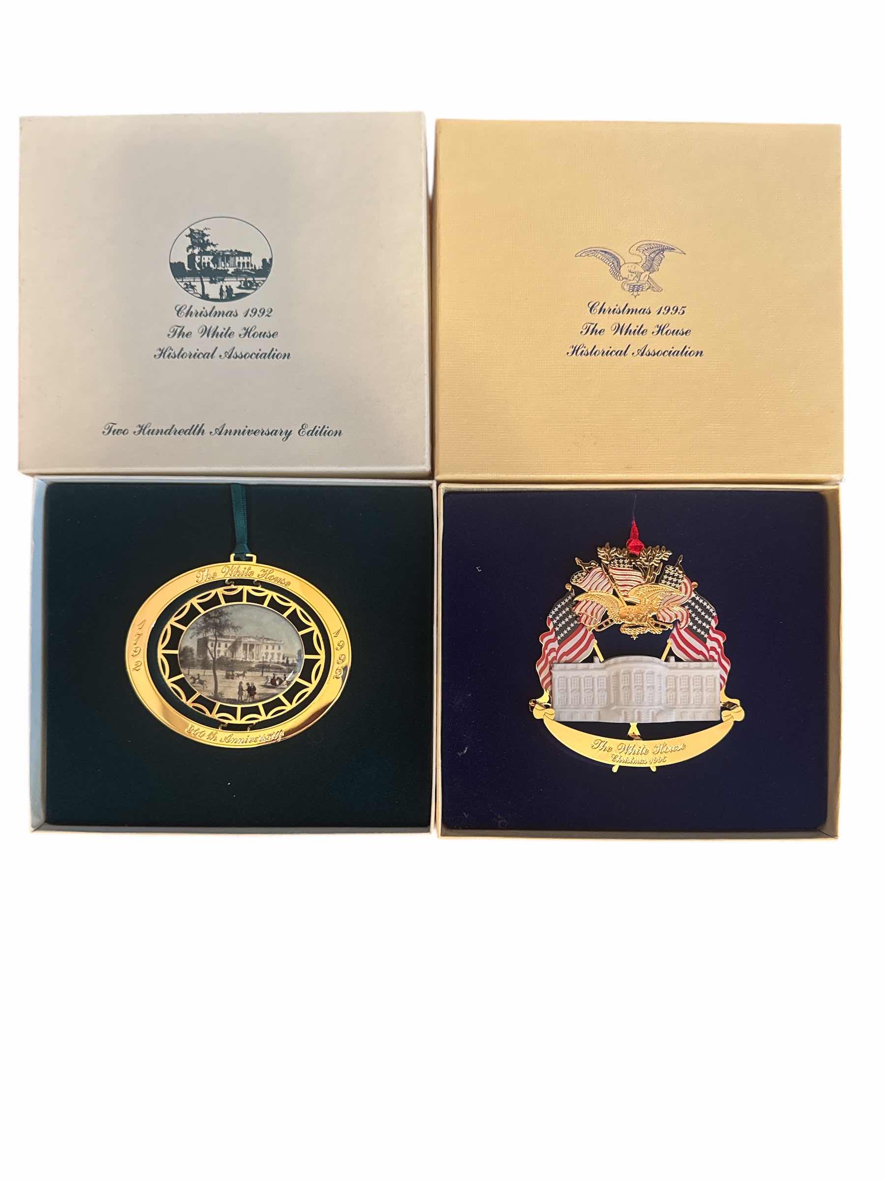 Photo 1 of 100
1992 and 1995 WHITE HOUSE ANNUAL ORNAMENT