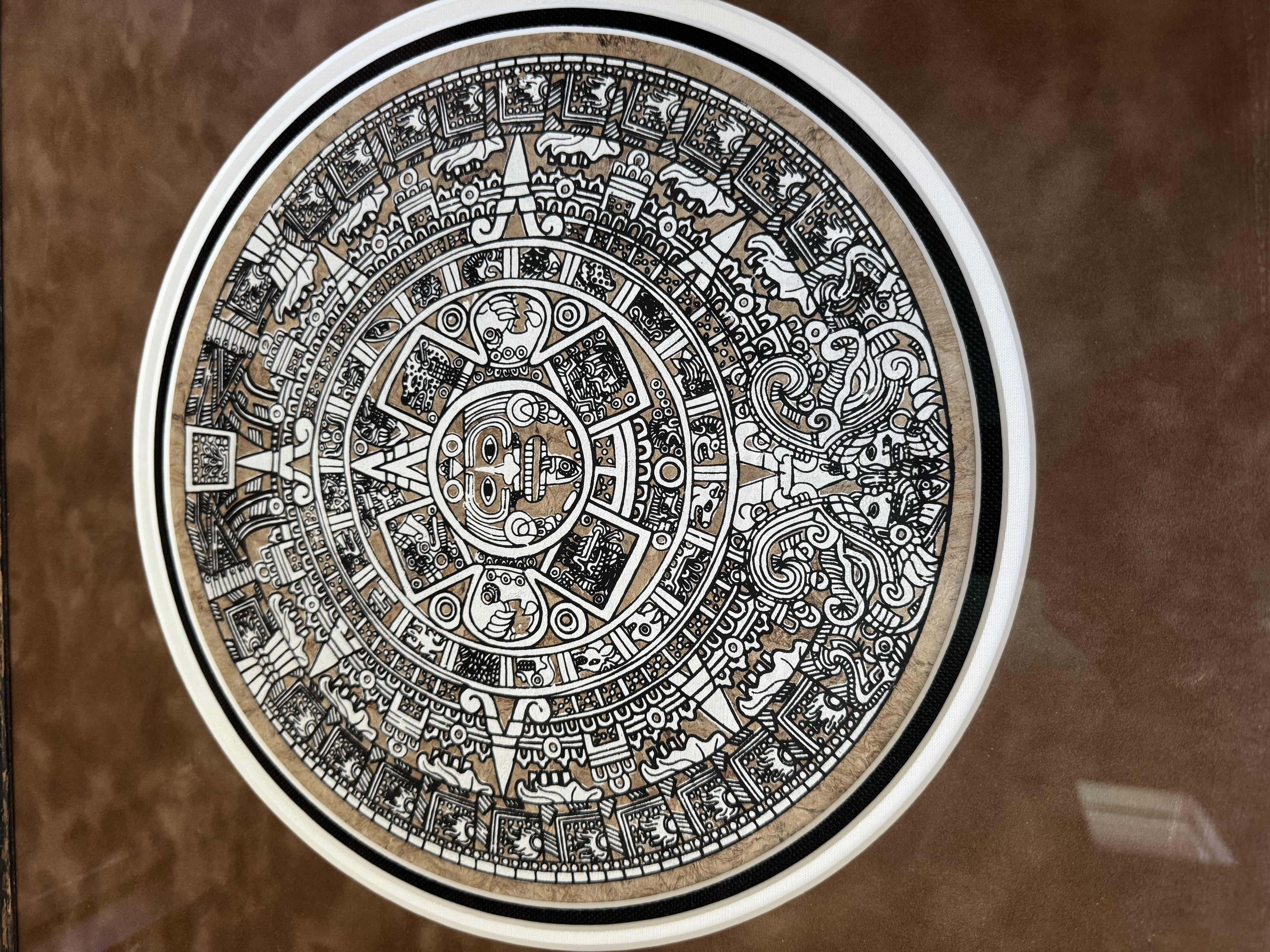 Photo 1 of 68
VINTAGE RESIN FRAMED ARTWORK MAYAN CALENDAR

21” X 20.5” X H1”