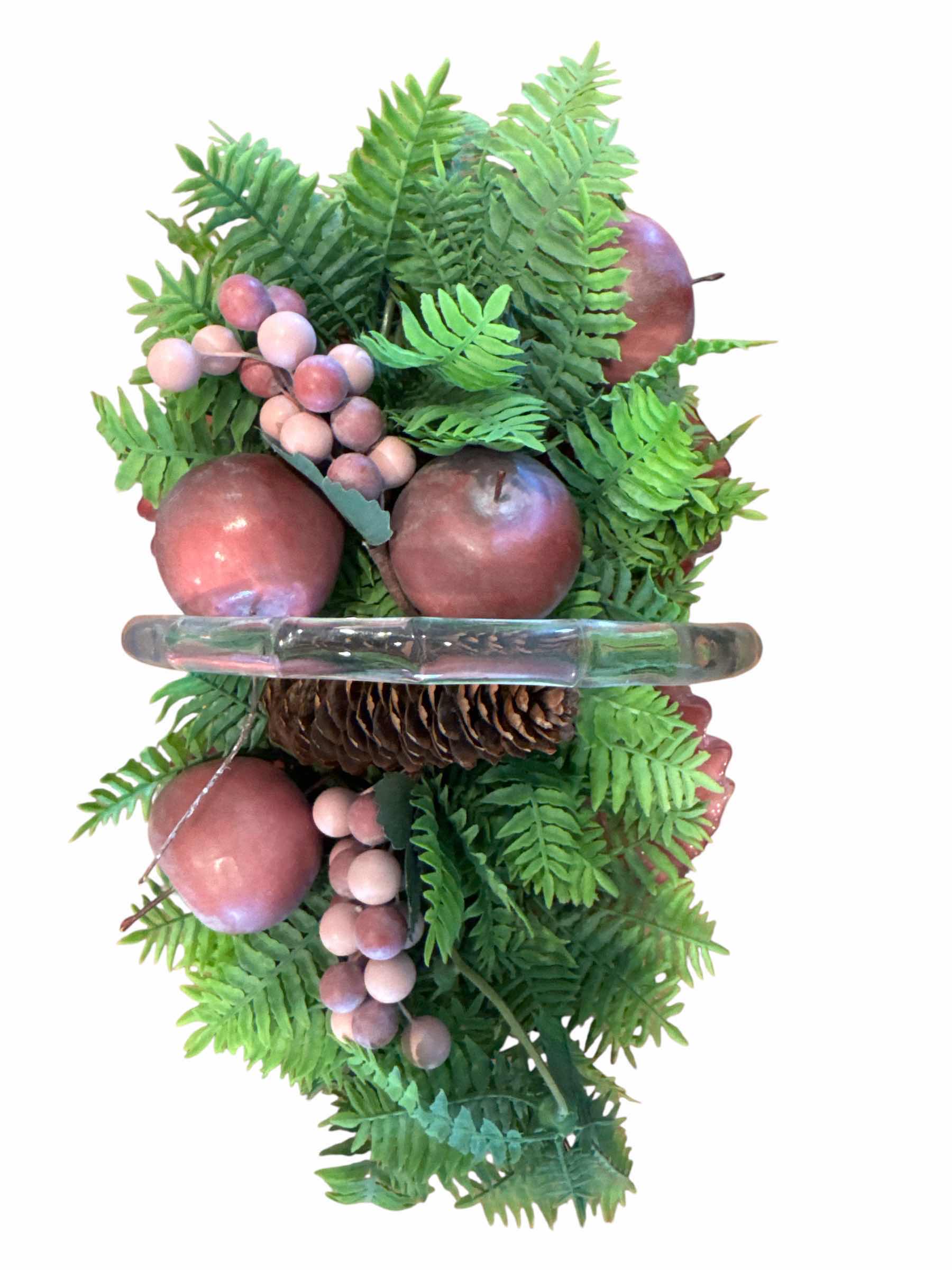 Photo 1 of VINTAGE FENTON CRANBERRY HOBNAIL BASKET