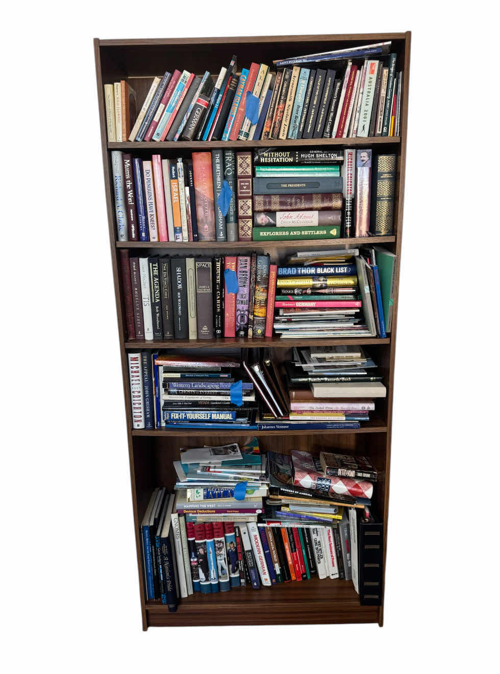 Photo 1 of 30
VINTAGE 5- TIER BOOKSHELF, BOOKS NOT INCLUDED.
11.25” X 31” X H70”