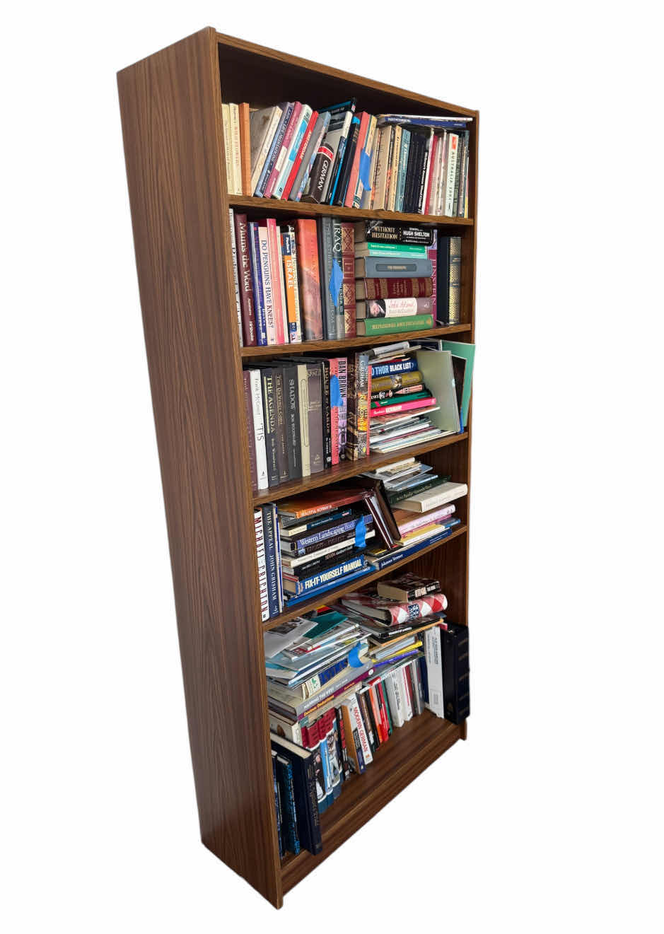 Photo 1 of 30
VINTAGE 5- TIER BOOKSHELF, BOOKS NOT INCLUDED.

11.25” X 31” X H70”