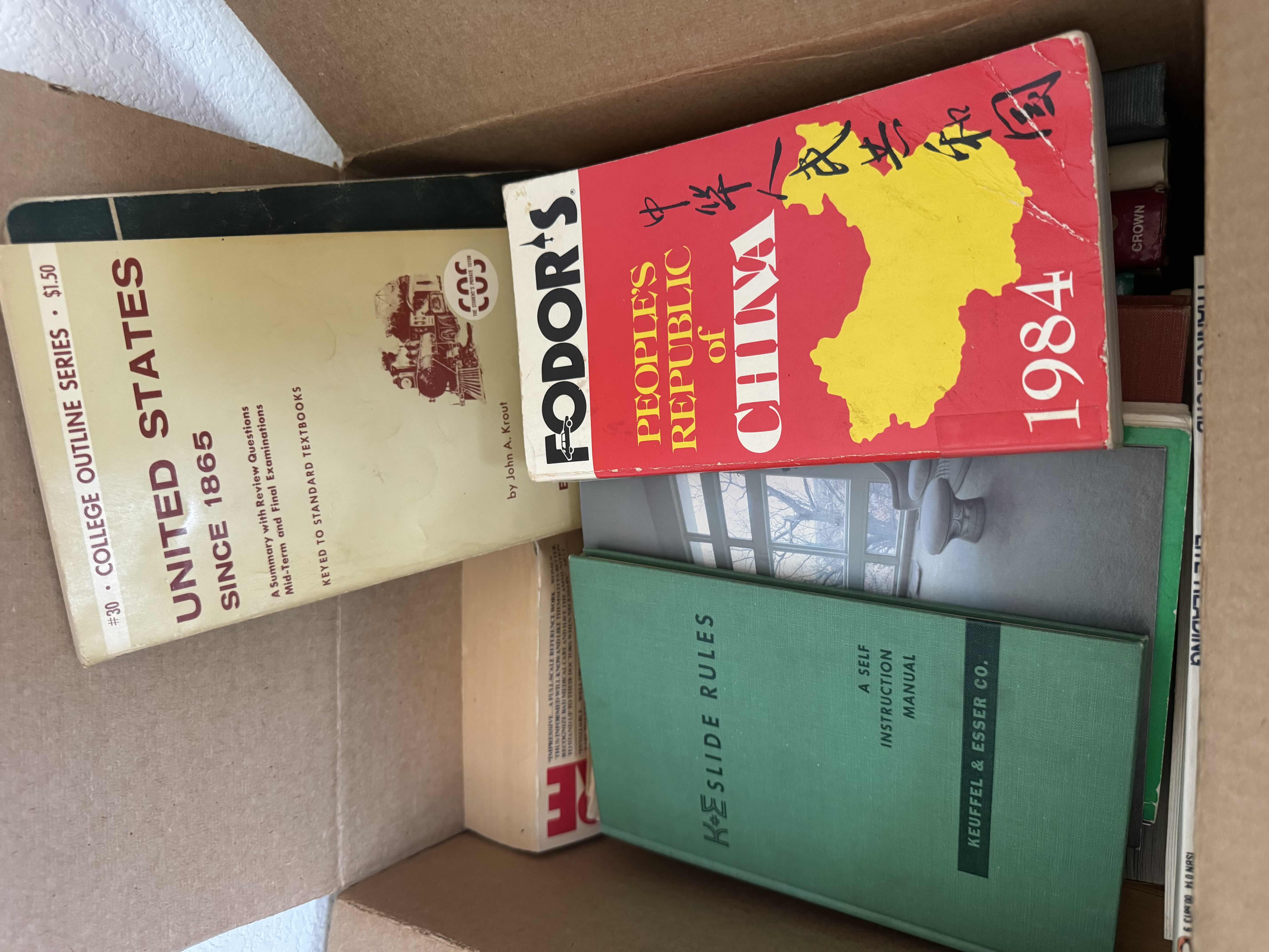 Photo 1 of 60
VINTAGE ASSORTED BOOK COLLECTION IN BOX, BOOKS, HISTORY, HOME ESSENTIALS 

BOX DIMENSION
12” X 12” X H12”