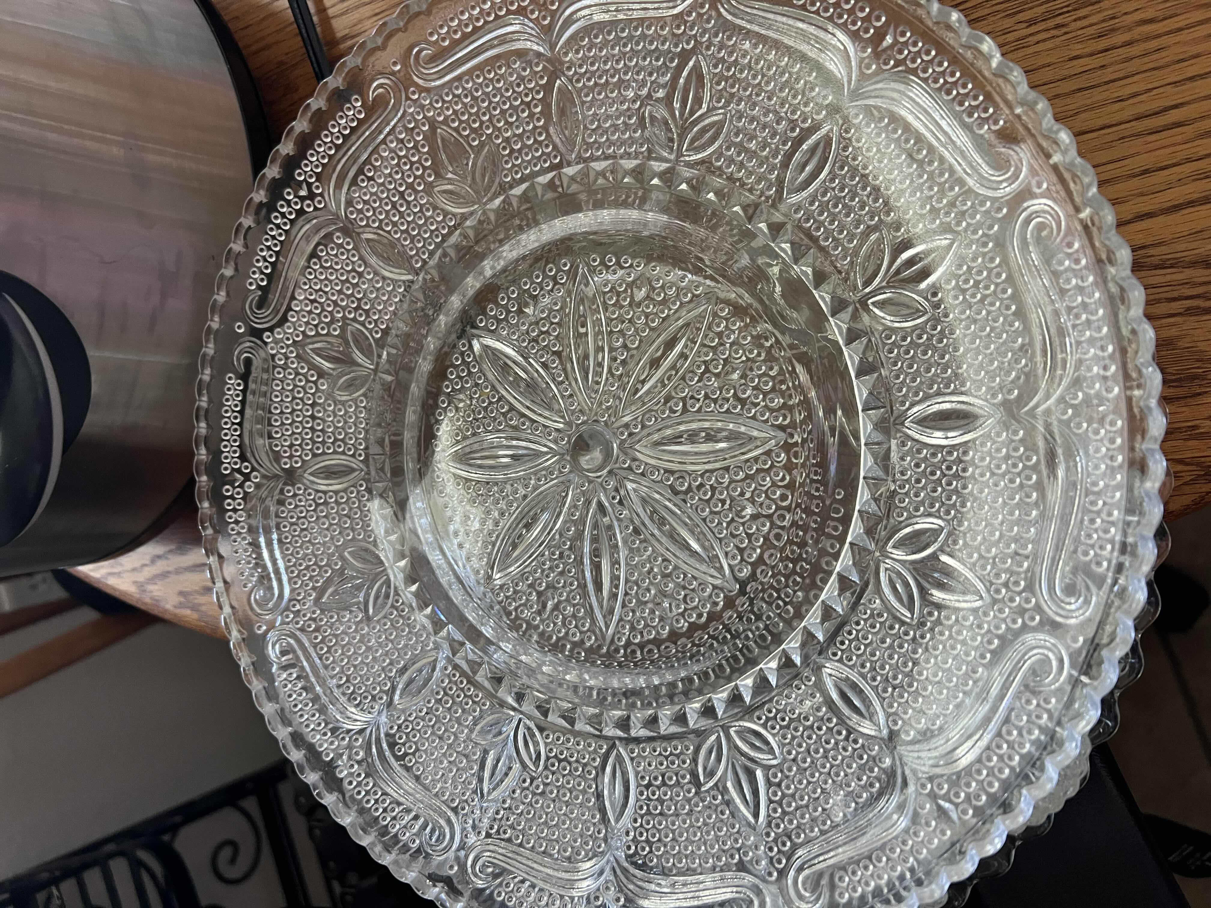 Photo 1 of LOT OF THREE CRYSTAL PLATES