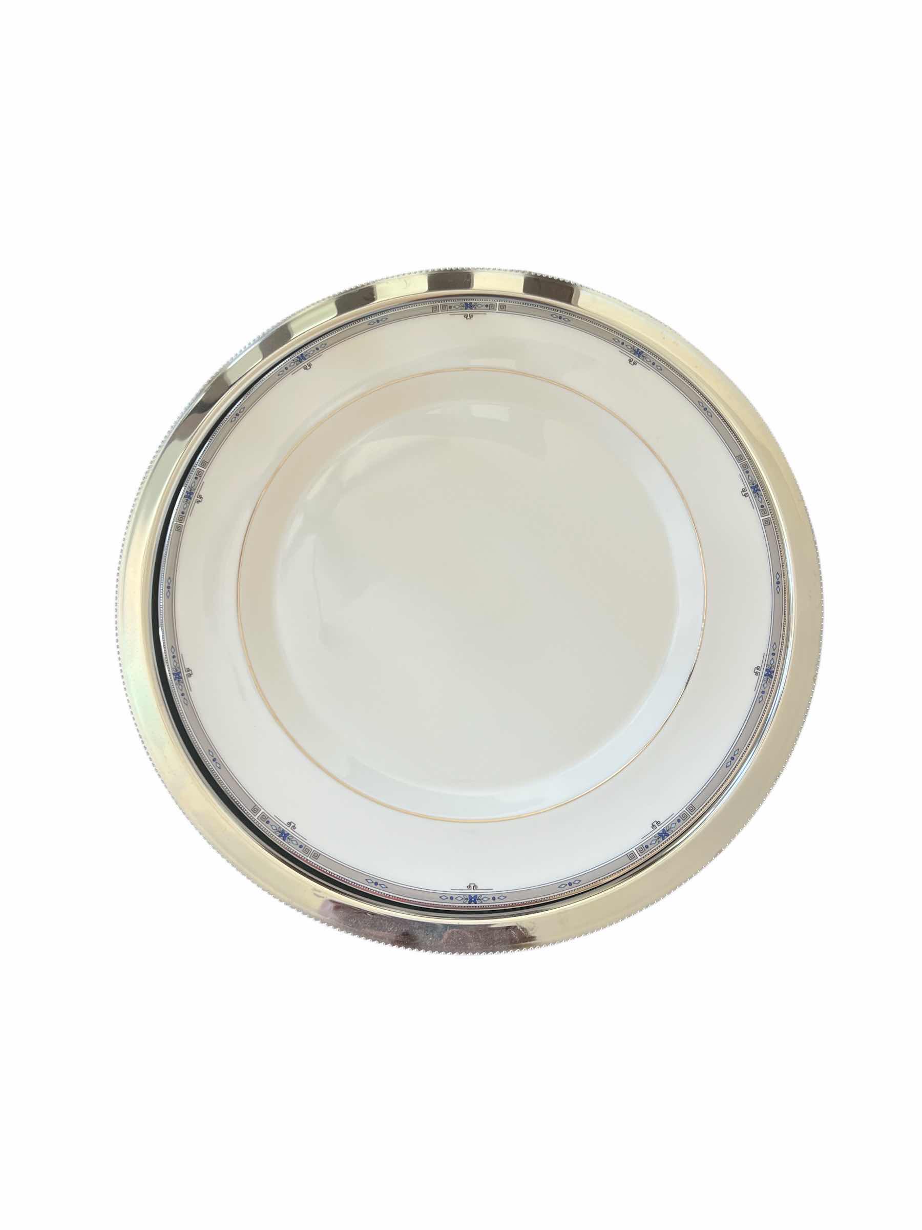 Photo 1 of LAZY SUSAN WITH BOWL, FOOTED SILVER TRAY AND CHINA PLATE