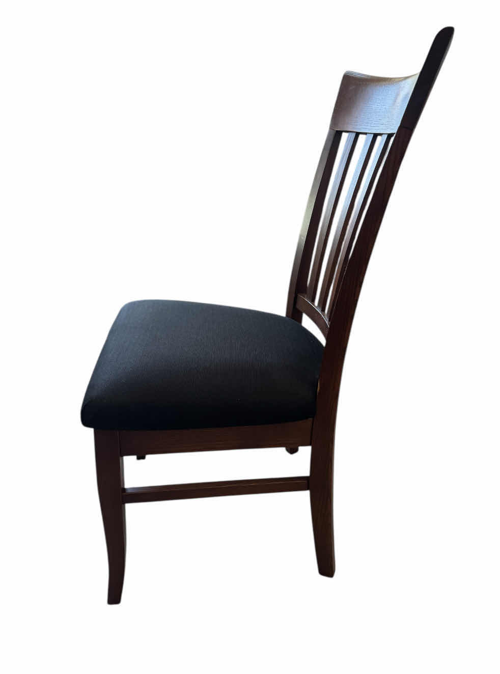 Photo 1 of 20
VINTAGE WOODEN CHAIR, BLACK CUSHION, HOME ESSENTIALS, HOME FURNITURE 

19” X 22” X H38”