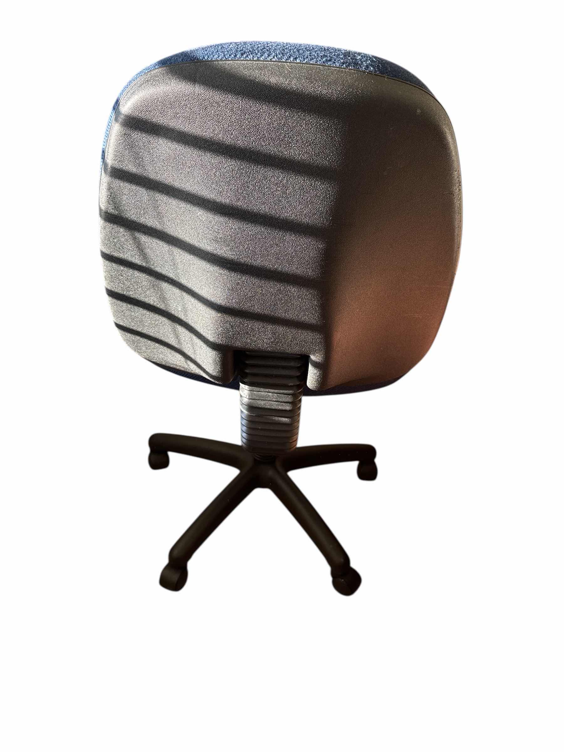 Photo 1 of BLUE FABRIC OFFICE CHAIR