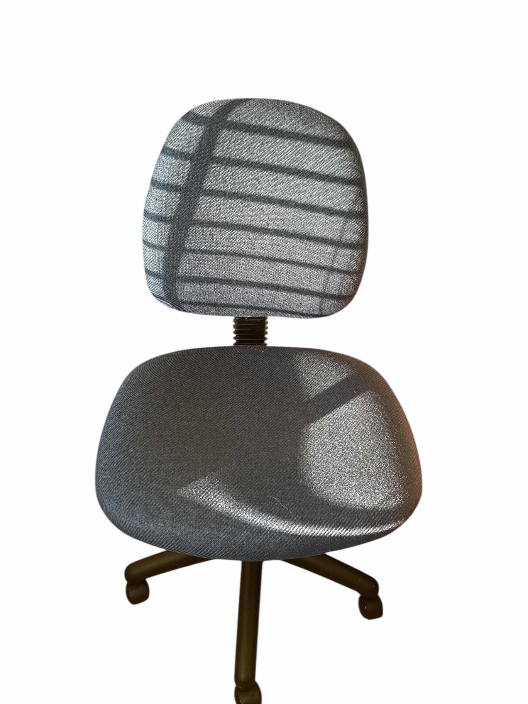 Photo 1 of BLUE FABRIC OFFICE CHAIR
