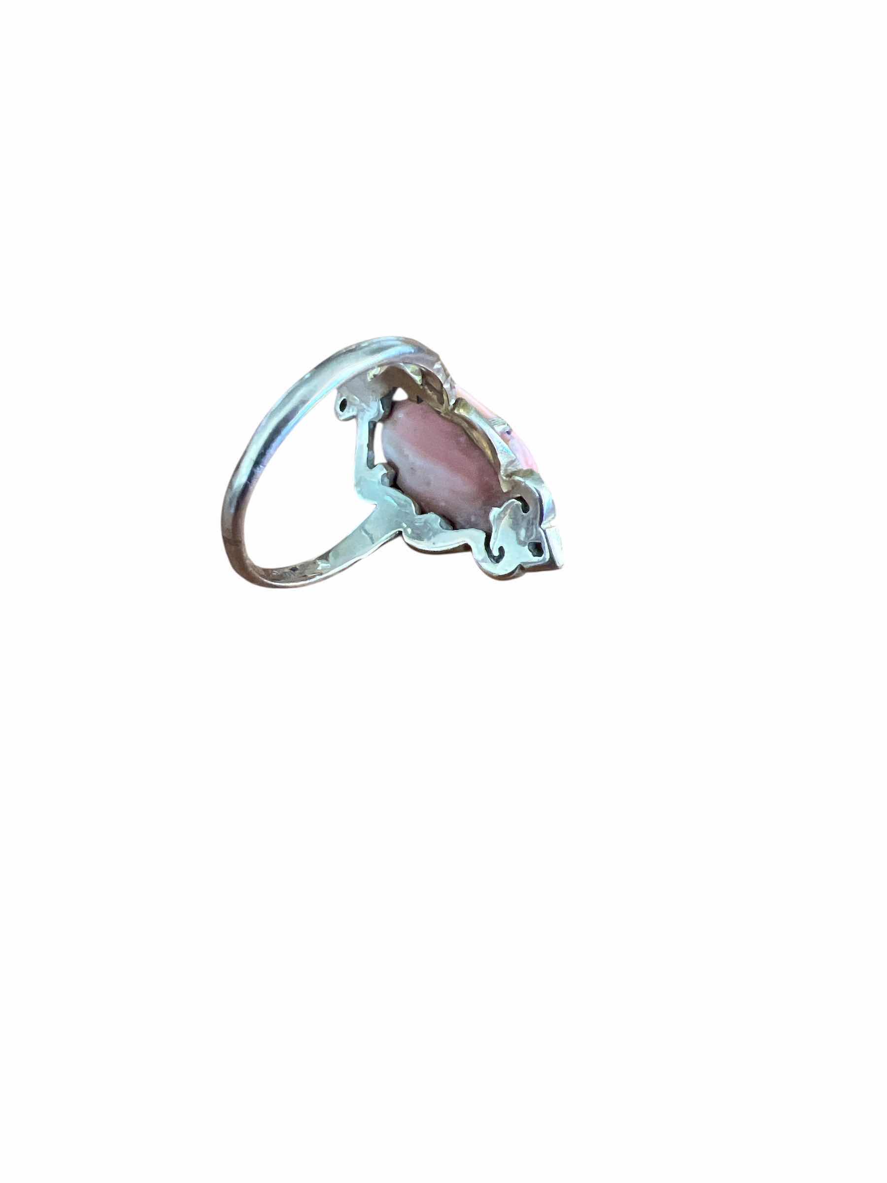 Photo 1 of WOMEN’S 10K GOLD AND CORAL RING - SIZE 7