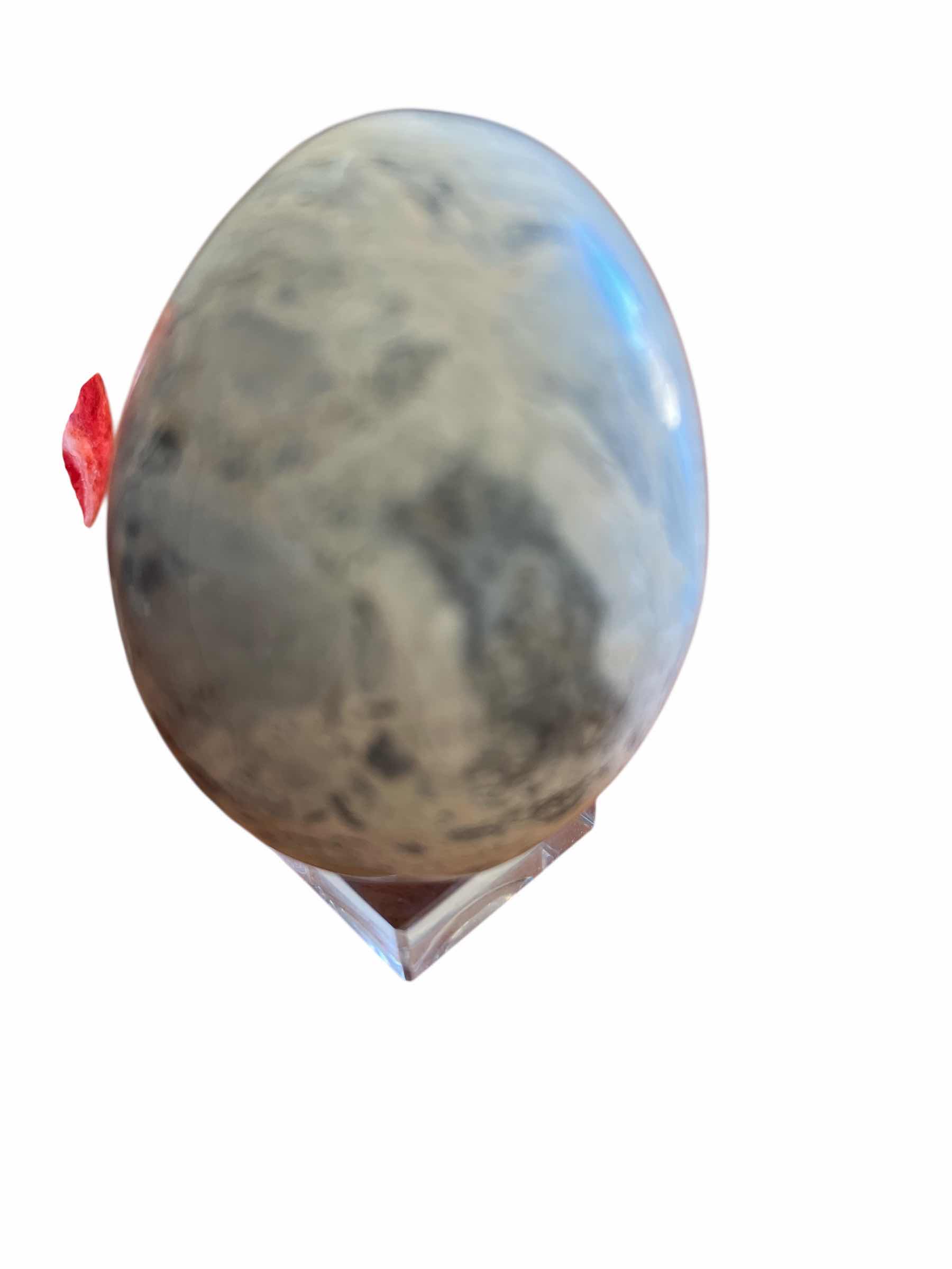 Photo 1 of LOT OF MARBLED DECORATIVE EGGS - SOME WITH STANDS