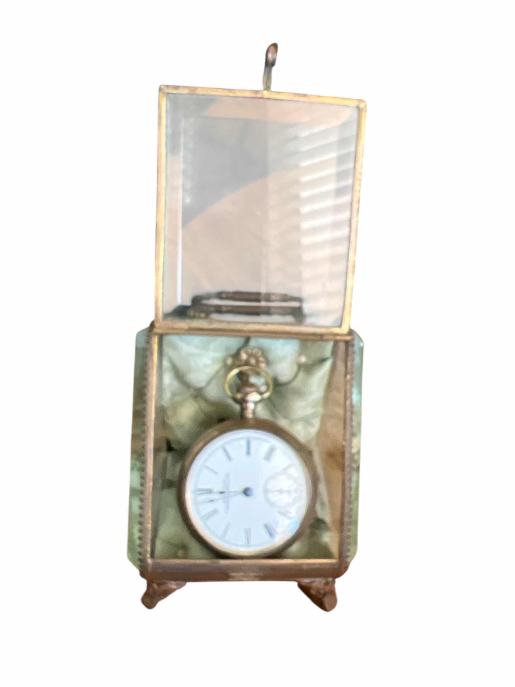 Photo 1 of ANTIQUE WALTHAM WATCH CO. POCKET WATCH IN ORNATE WATCH CASE