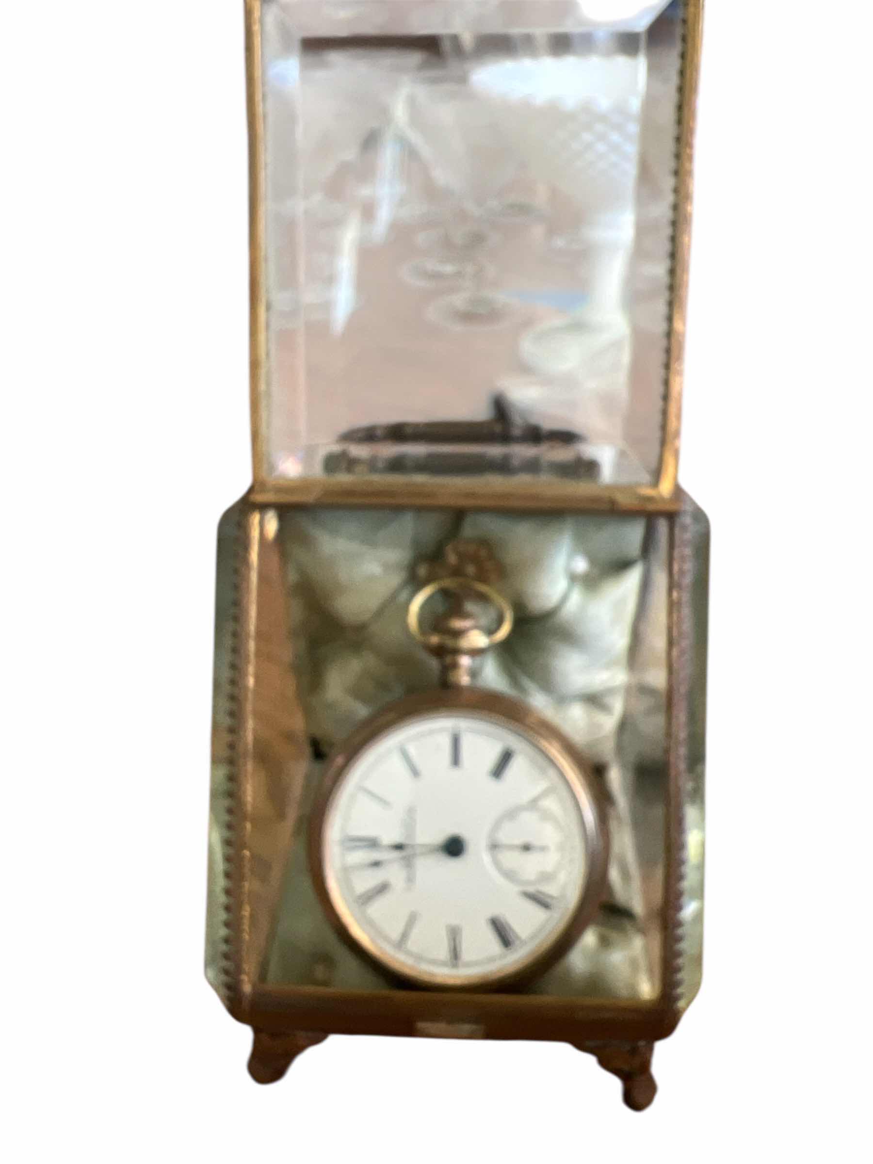 Photo 1 of ANTIQUE WALTHAM WATCH CO. POCKET WATCH IN ORNATE WATCH CASE